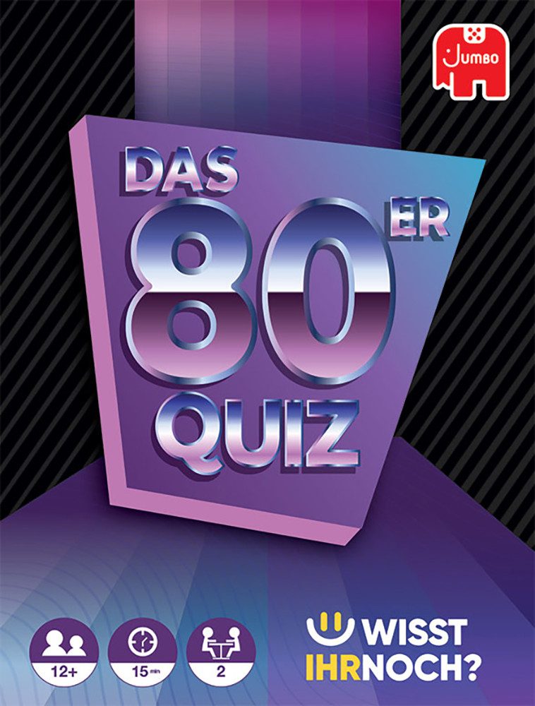 Jumbo Spiele Spiel Wisst Ihr noch? Das 80er Quiz, Quizspiel