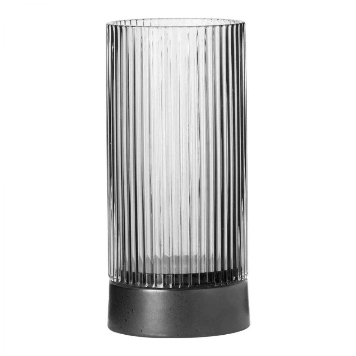 ASA SELECTION Windlicht Asa Windlicht mit Porzellanfuß Juna Clear (8x17,8cm)