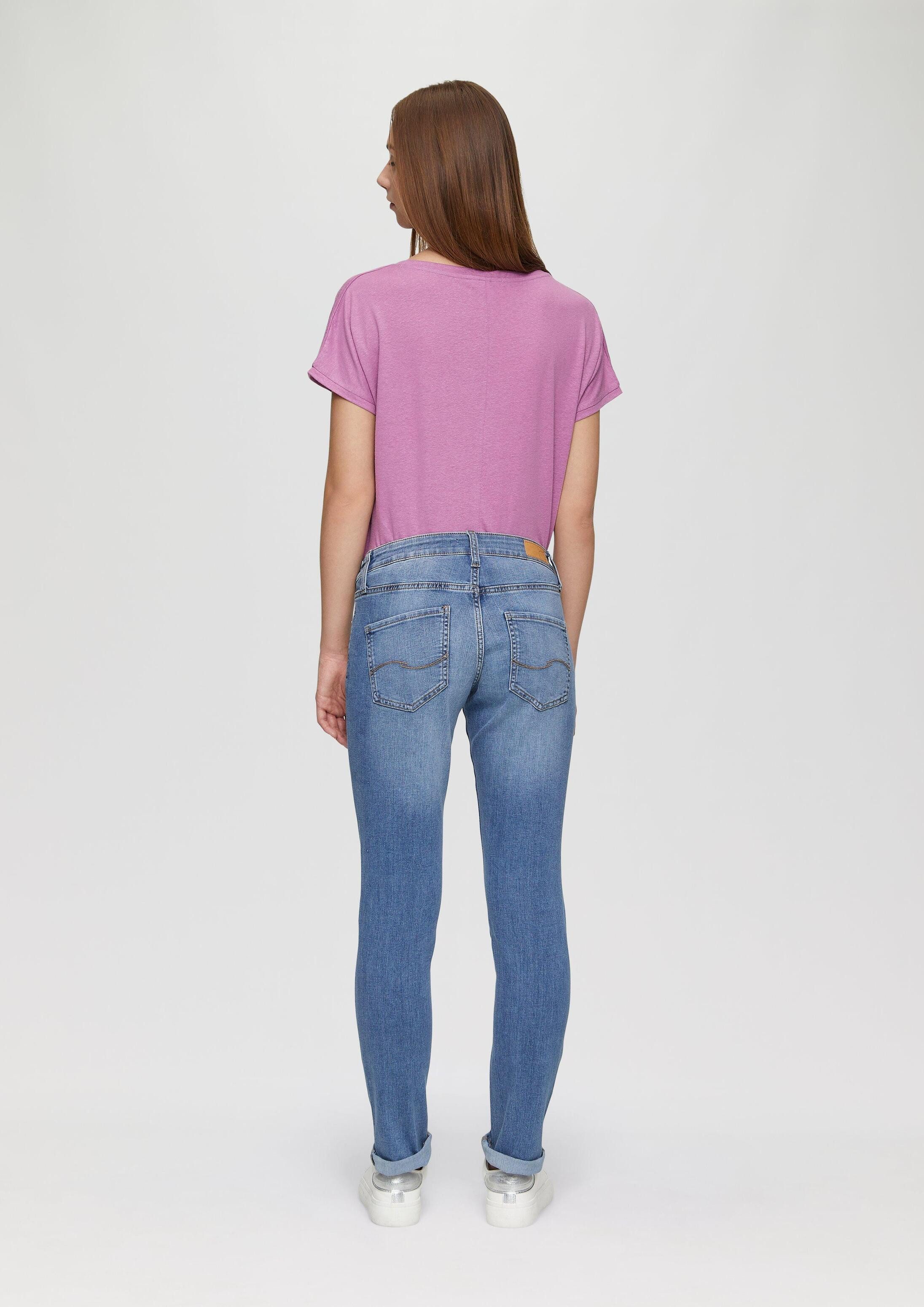 QS Slim-fit-Jeans Jeans-Hose CATIE Jeans Catie / Mid Rise / Slim Leg