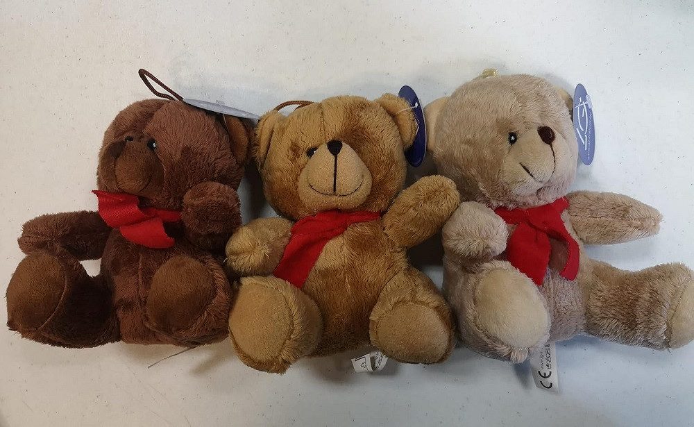 LG Designs Kuscheltier Plüsch Teddybär mit Schal, ca. 16cm, 3 er Set Bär St günstig online kaufen