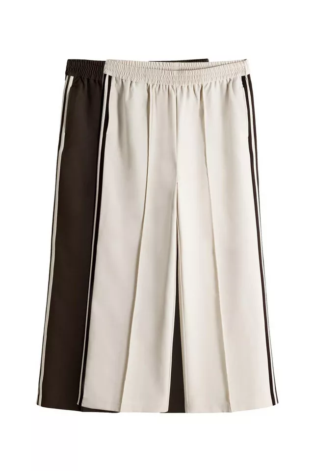 The Set Dehnbund-Hose The Set Sporthosen mit Doppelstreifen, 2er-Pack (2-tlg)