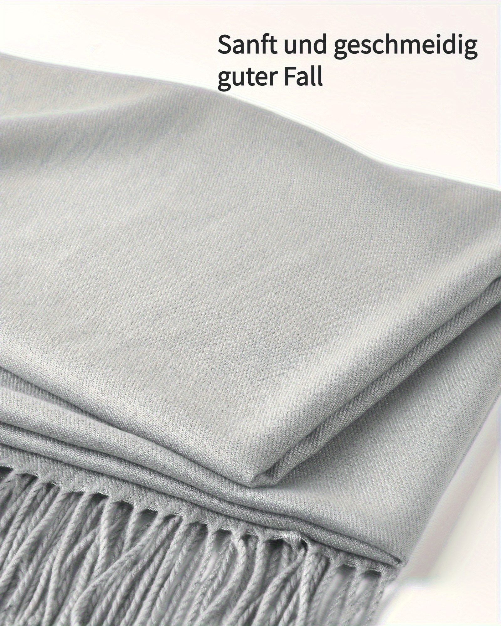 Cachito Modeschal Damen Schultertuch Abendkleid festlich Schal, mit quasten/fransen, Tücher für abendkleid Stola Scarf Winterschal – Bild 5 von 5