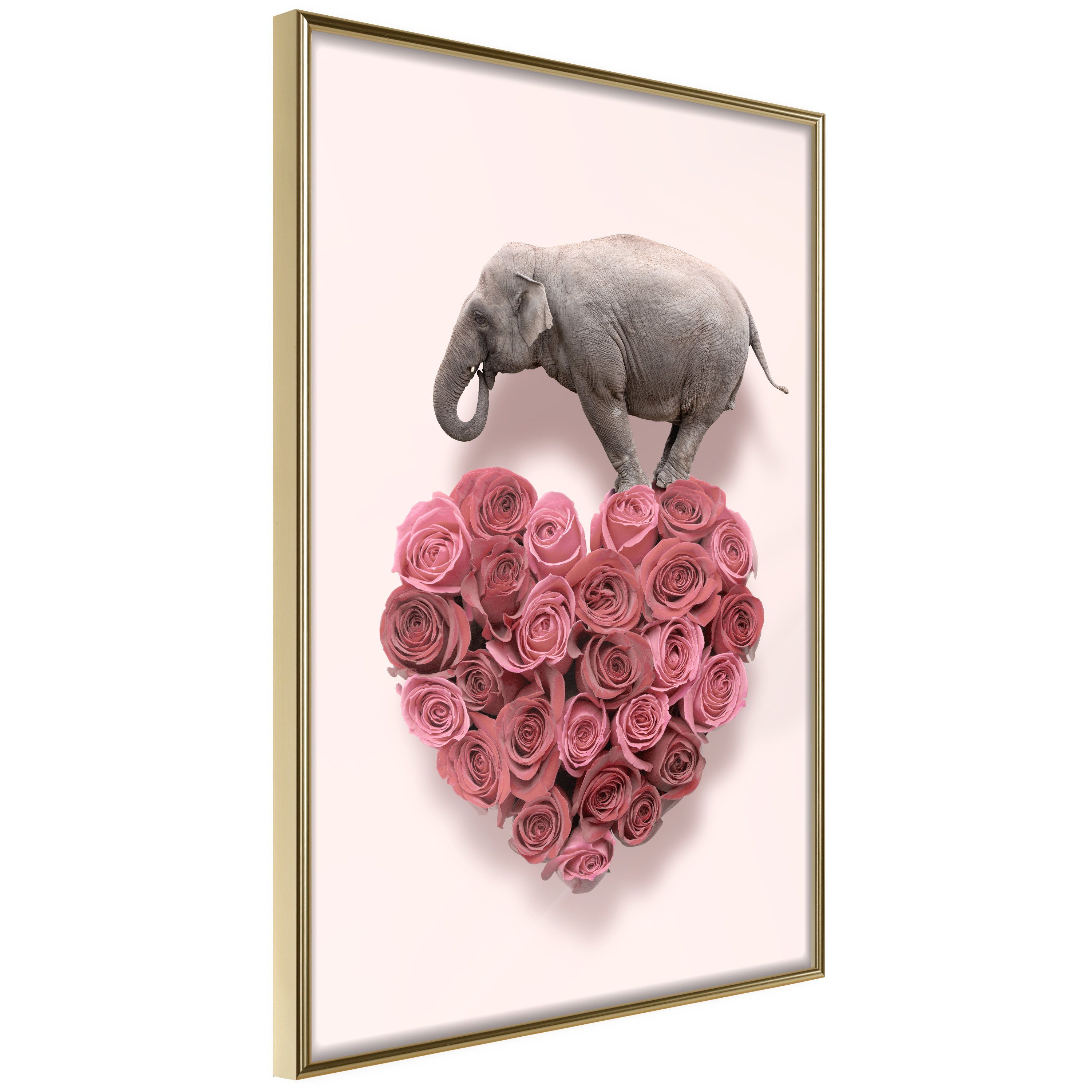 Artgeist Poster Enamored Elephant []