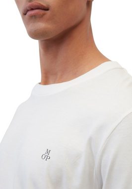 Marc O'Polo Langarmshirt mit dezentem Logo-Print vorne