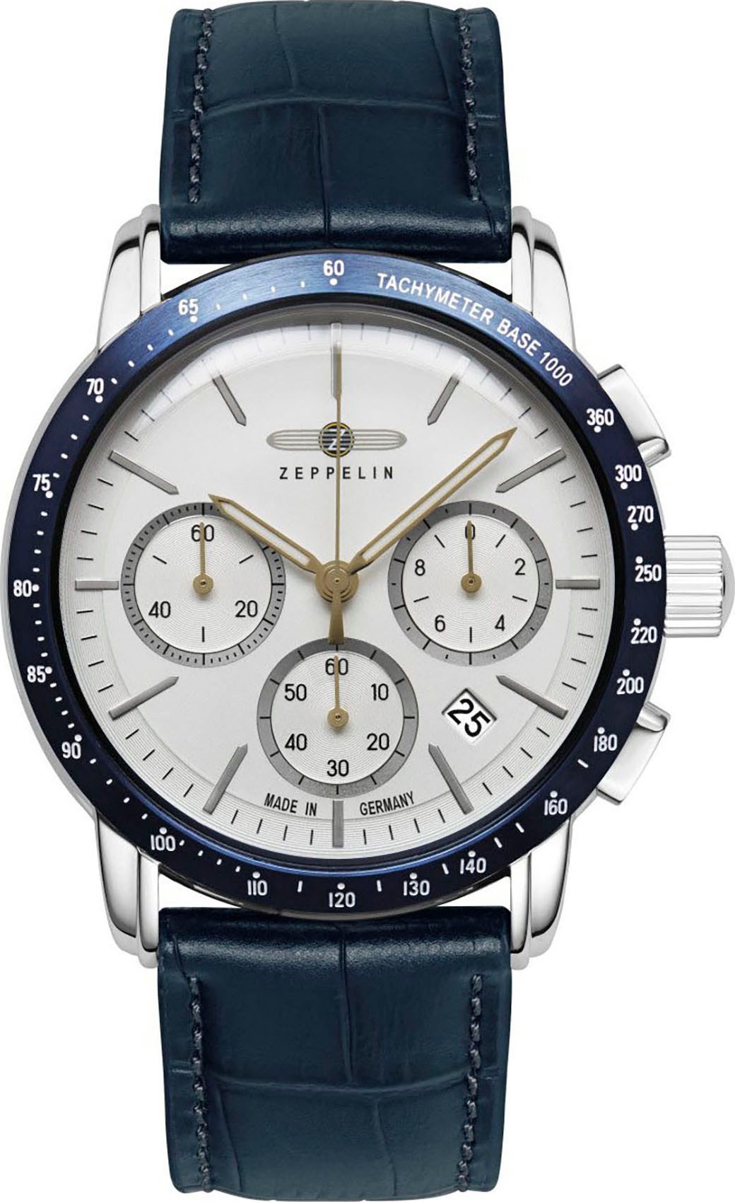 ZEPPELIN New York 8878-1, Quarzuhr, Armbanduhr, Herrenuhr, Made in Germany, analog, Tag