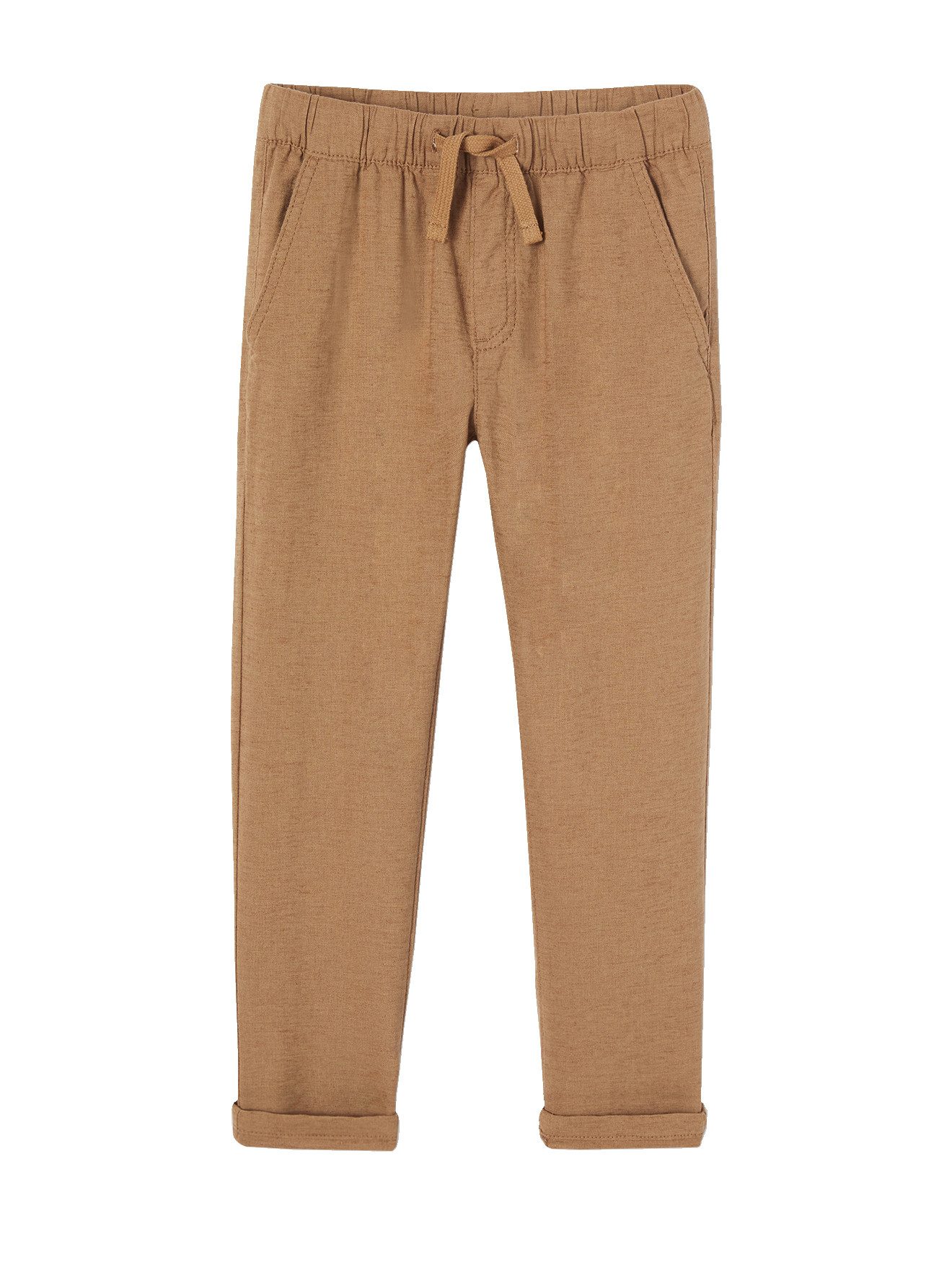 vertbaudet Leinenhose Jungen Hose mit Leinenanteil