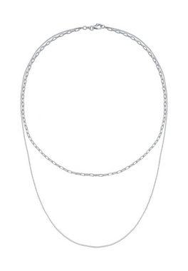 Elli Ketten-Set Layer Basic Glieder Chains 925 Silber
