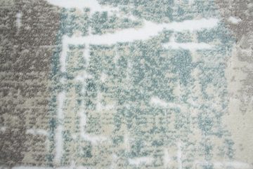 Teppich Designer Teppich in Lila Beige Grün Blau, TeppichHome24, rechteckig