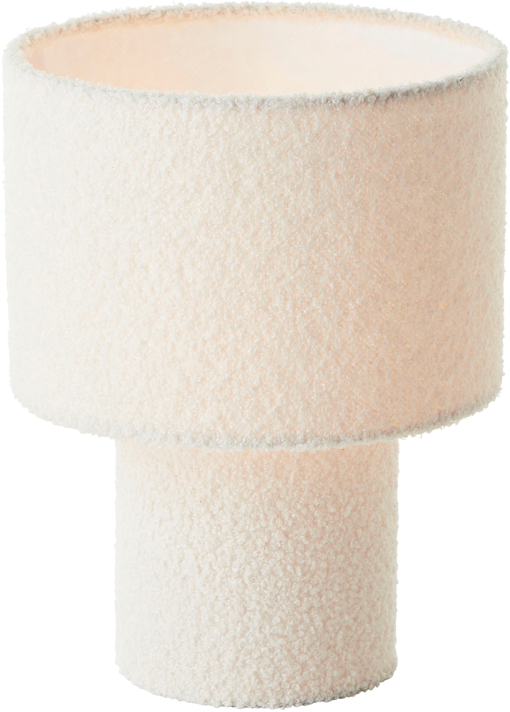LeGer Home by Lena Gercke Tischleuchte Debora, ohne Leuchtmittel, Teddy-Sto günstig online kaufen