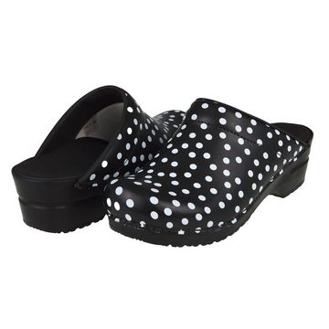 Sanita Original-Fenja Open Clog Black Sandale