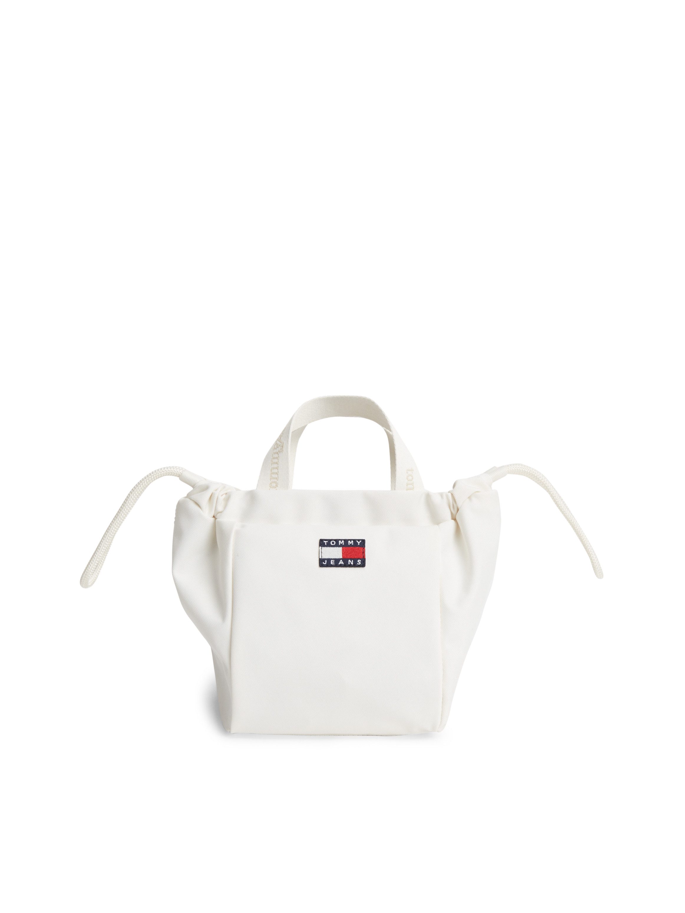 Tommy Jeans Tragetasche TJW ESS DAILY MINI TOTE, Damen Handtasche mit Kordelzug
