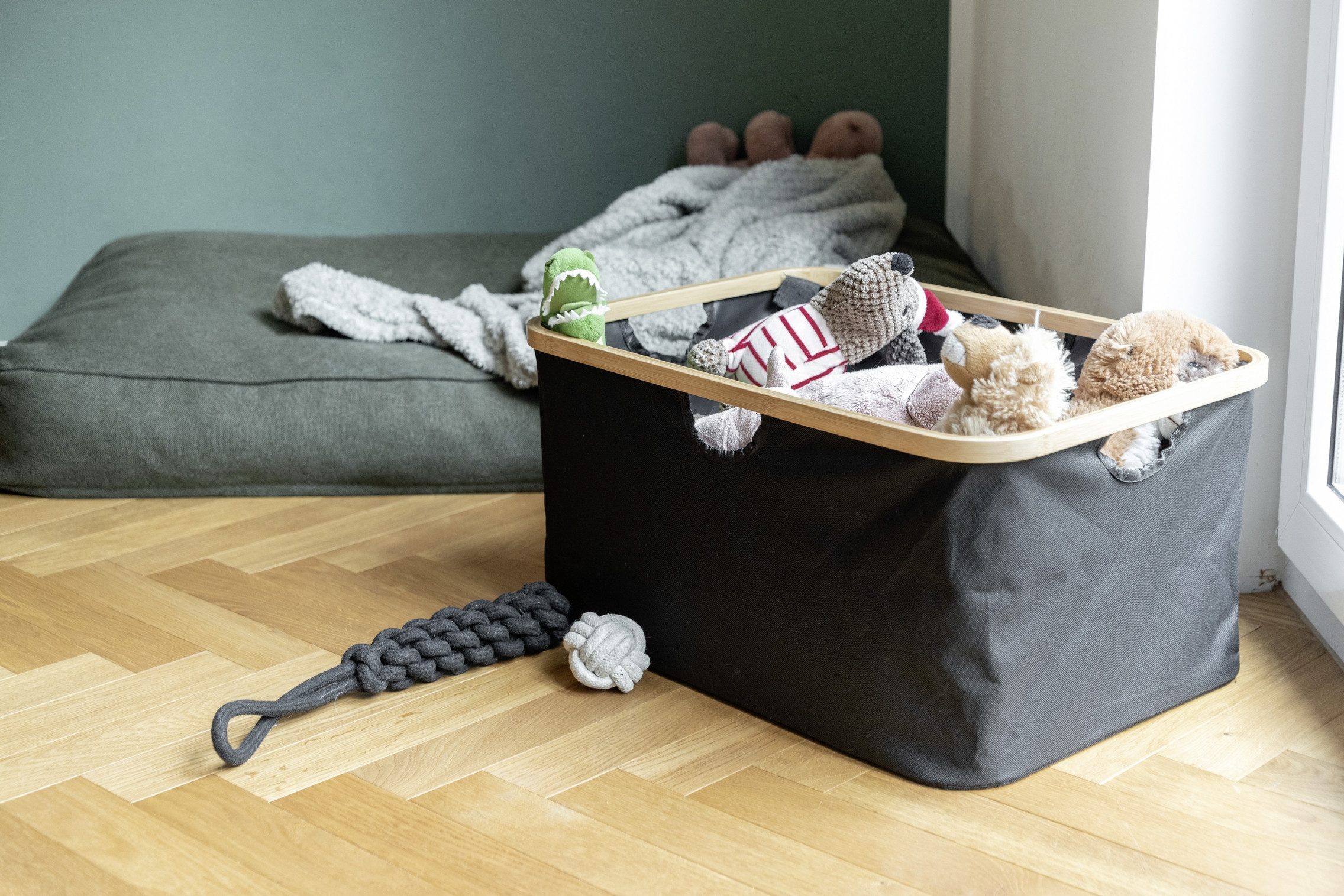 WENKO Wäschekorb Modell Ecori, faltbarer Wäschesammler, günstig online kaufen