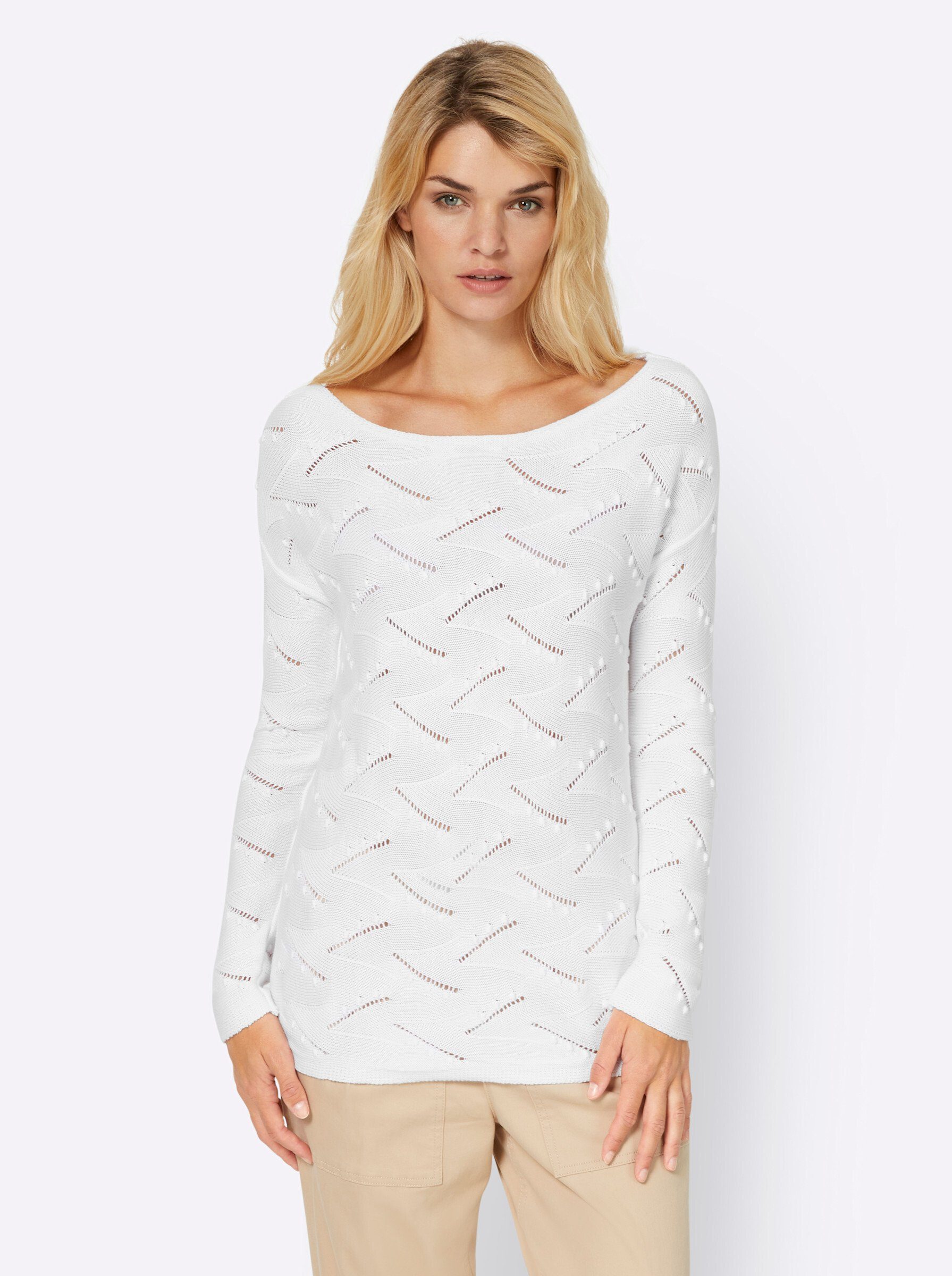 heine Strickpullover Pullover Langarm