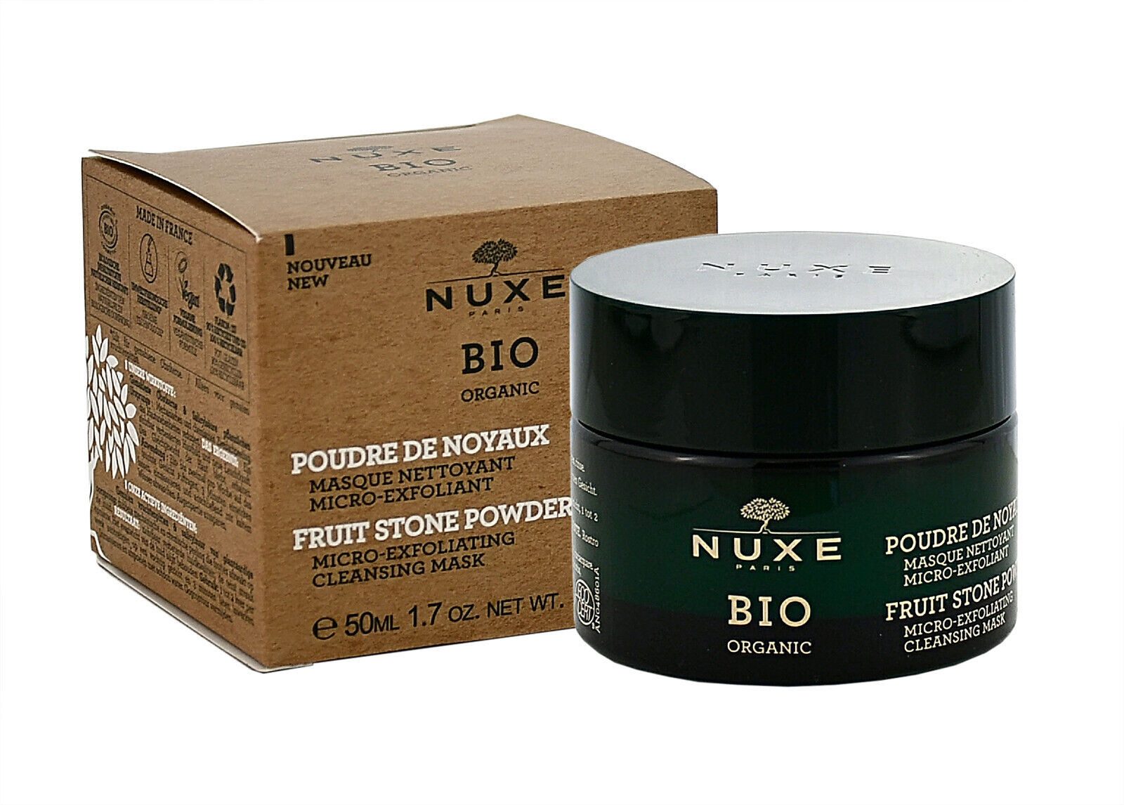 Gesichtsmaske NUXE BIO ORGANIC Micro-Exfoliating Cleansing Mask 50ml