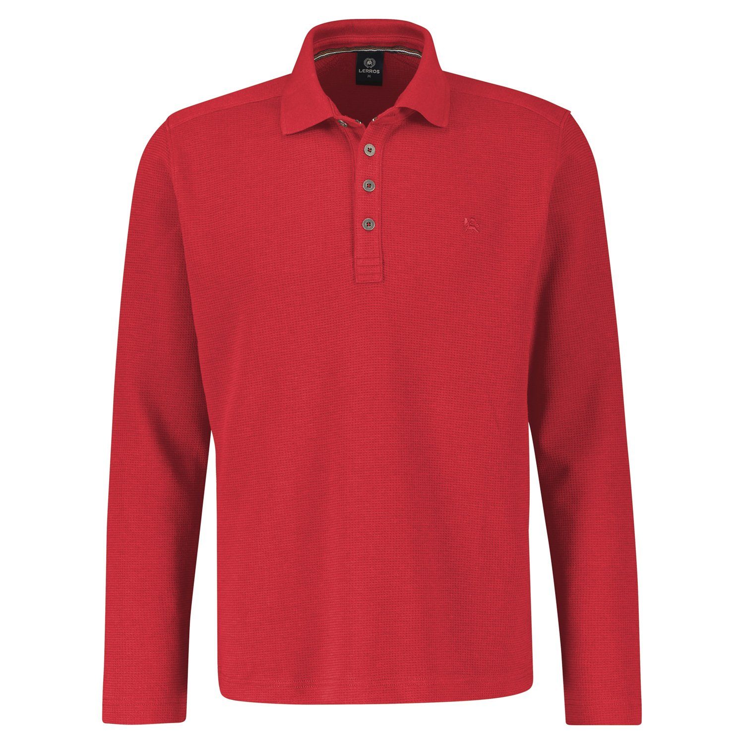 360 LERROS Poloshirt K POLO/RUGBY (MIT ARM 1/1 RED RUBY
