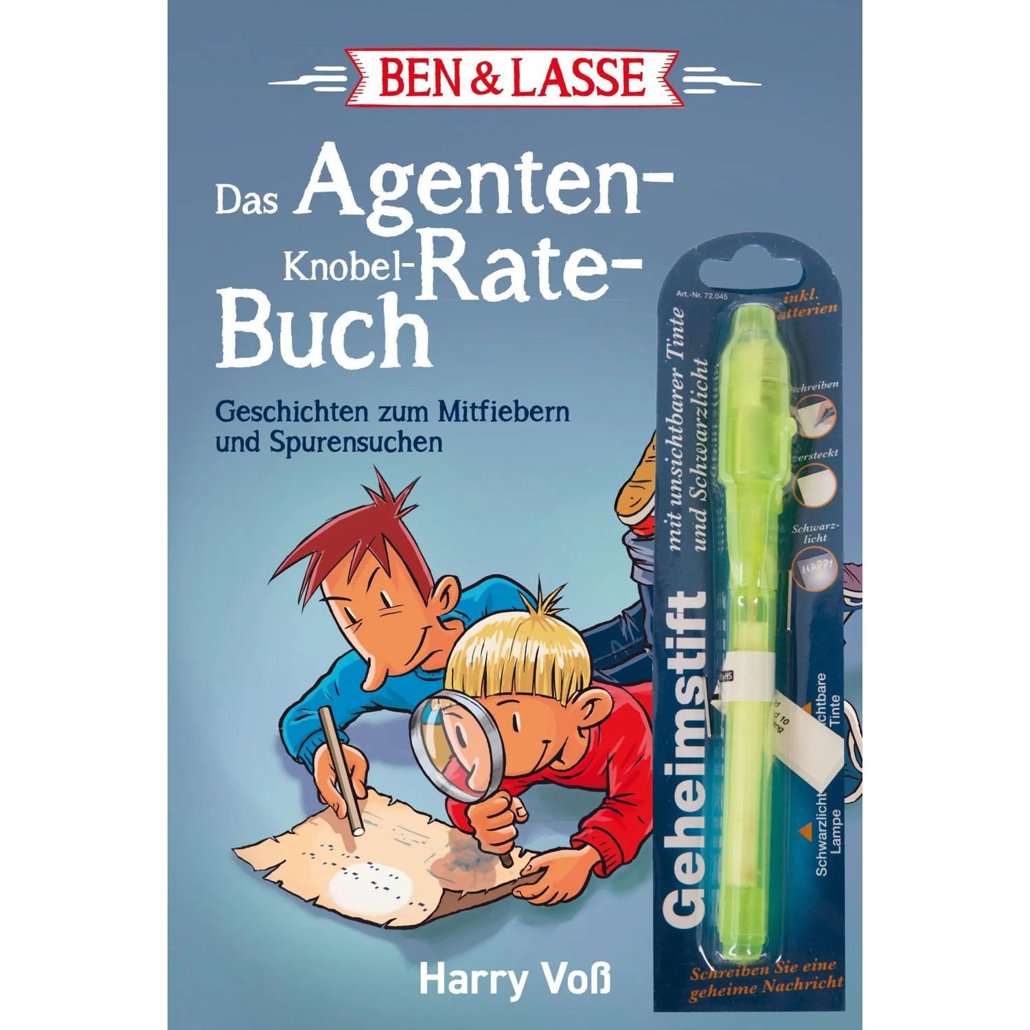 Hörspiel Ben & Lasse - Das Agenten-Knobel-Rate-Buch