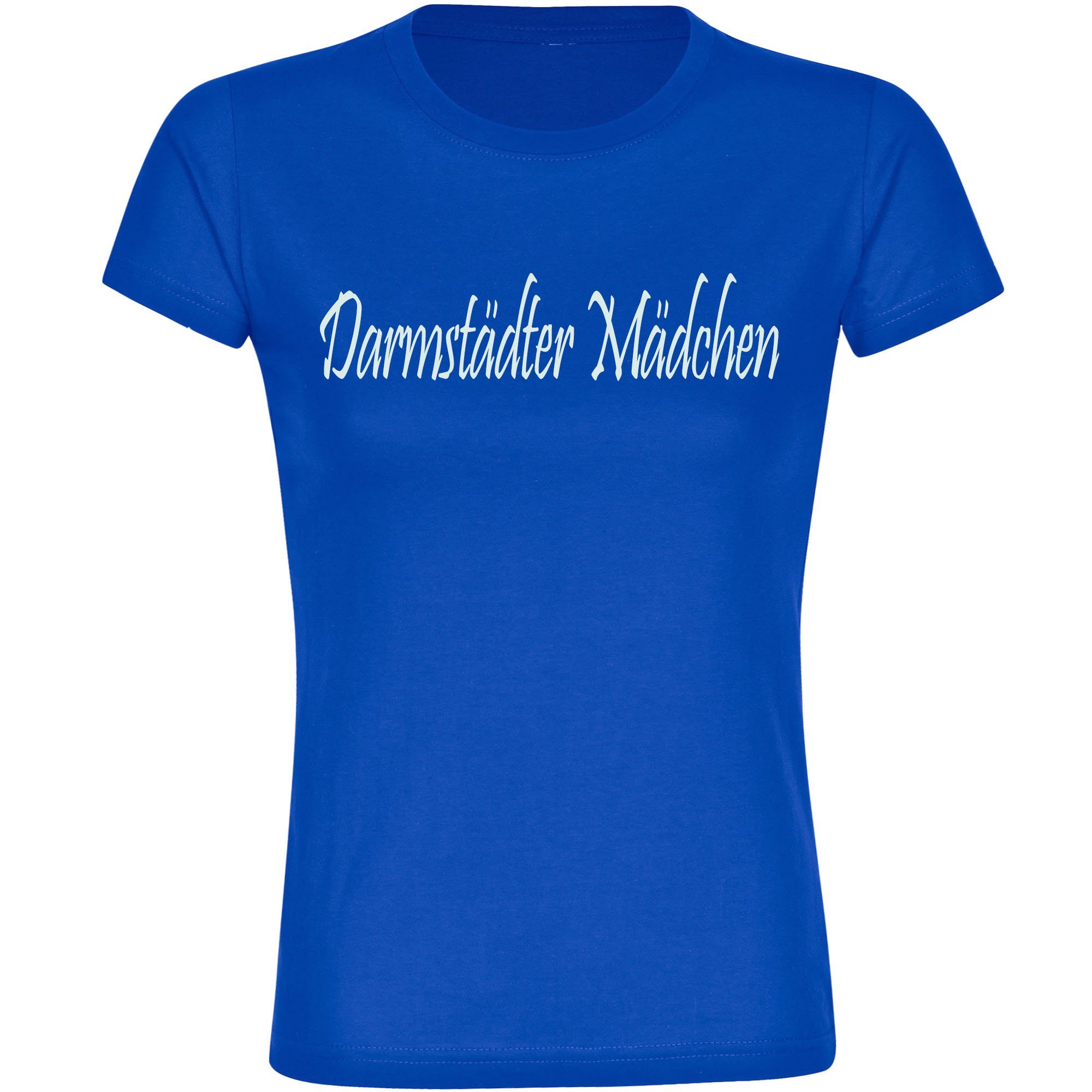 multifanshop T-Shirt Damen Darmstadt - Darmstädter Mädchen - Frauen