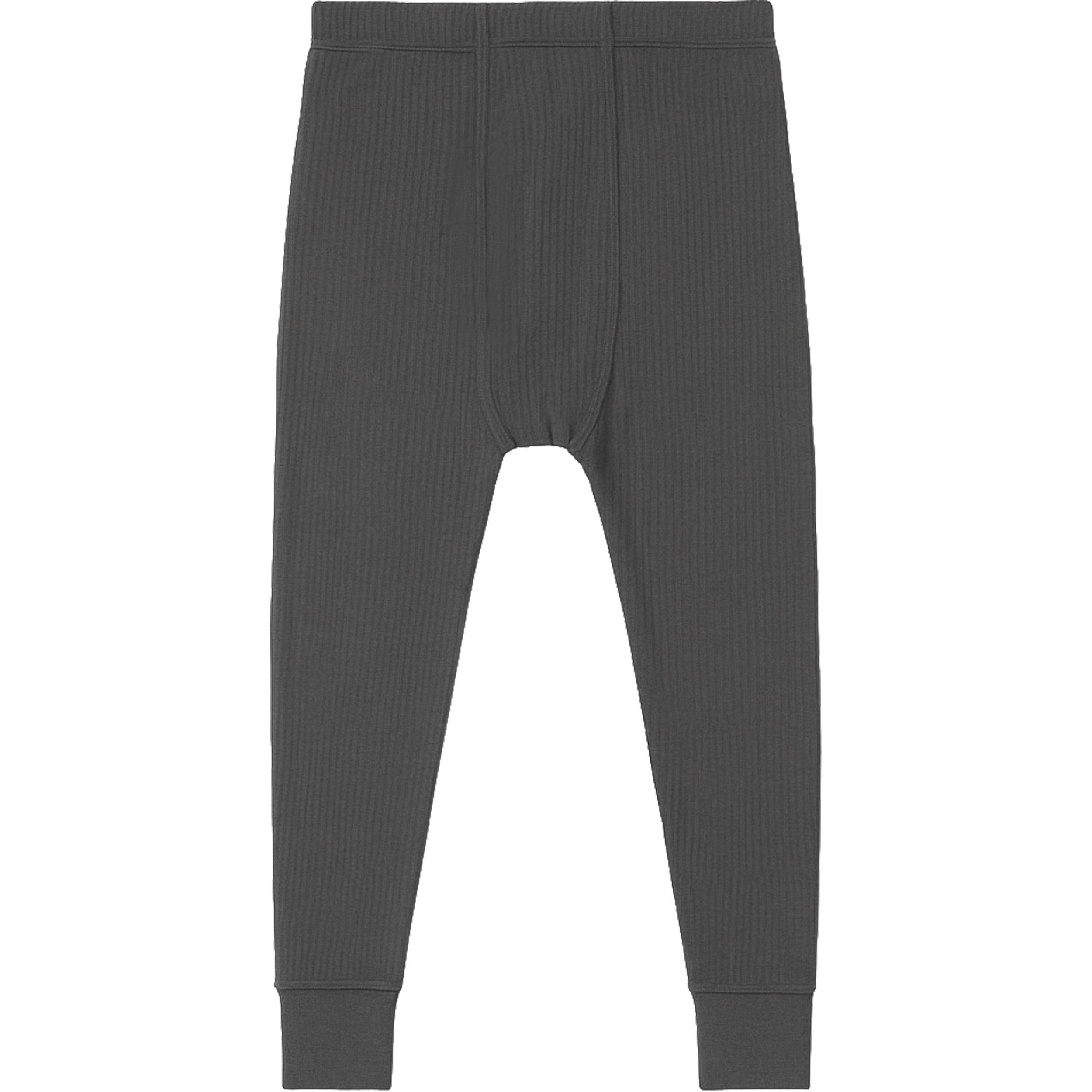 Fashionschmiede Thermounterhose Herren Thermo Hose im 3er Pack warme bequeme lange Unterhose Winter (Spar-Set, 3-St., 3er-Pack) Lang anliegender, körpernaher Schnitt – für maximale Wärmeisolierung