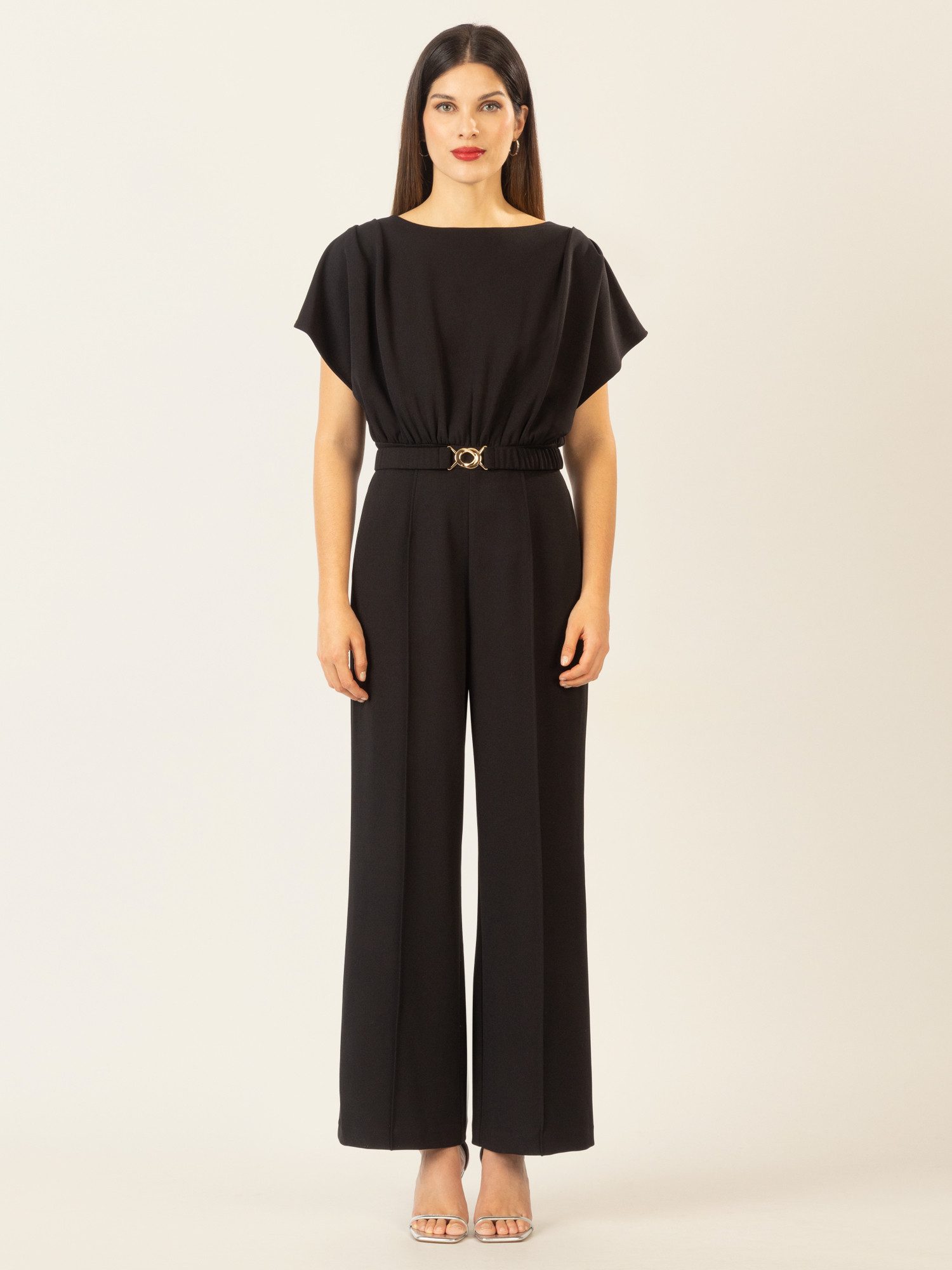 Apart Jumpsuit aus einer leicht strukturieren, günstig online kaufen