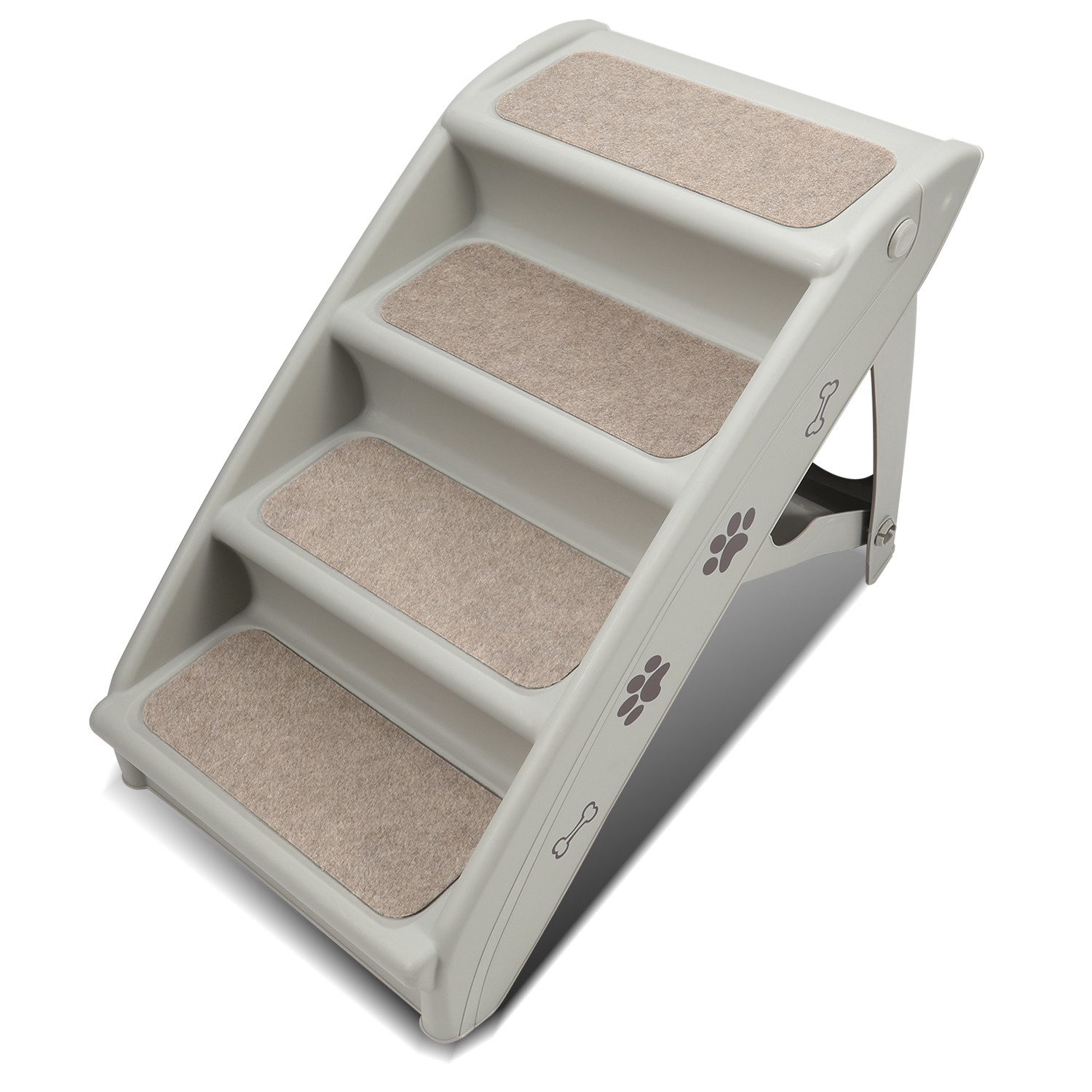 Clanmacy Haustiertreppe 4-Stufige Hundetreppe Hunderampe Haustiertreppe günstig online kaufen