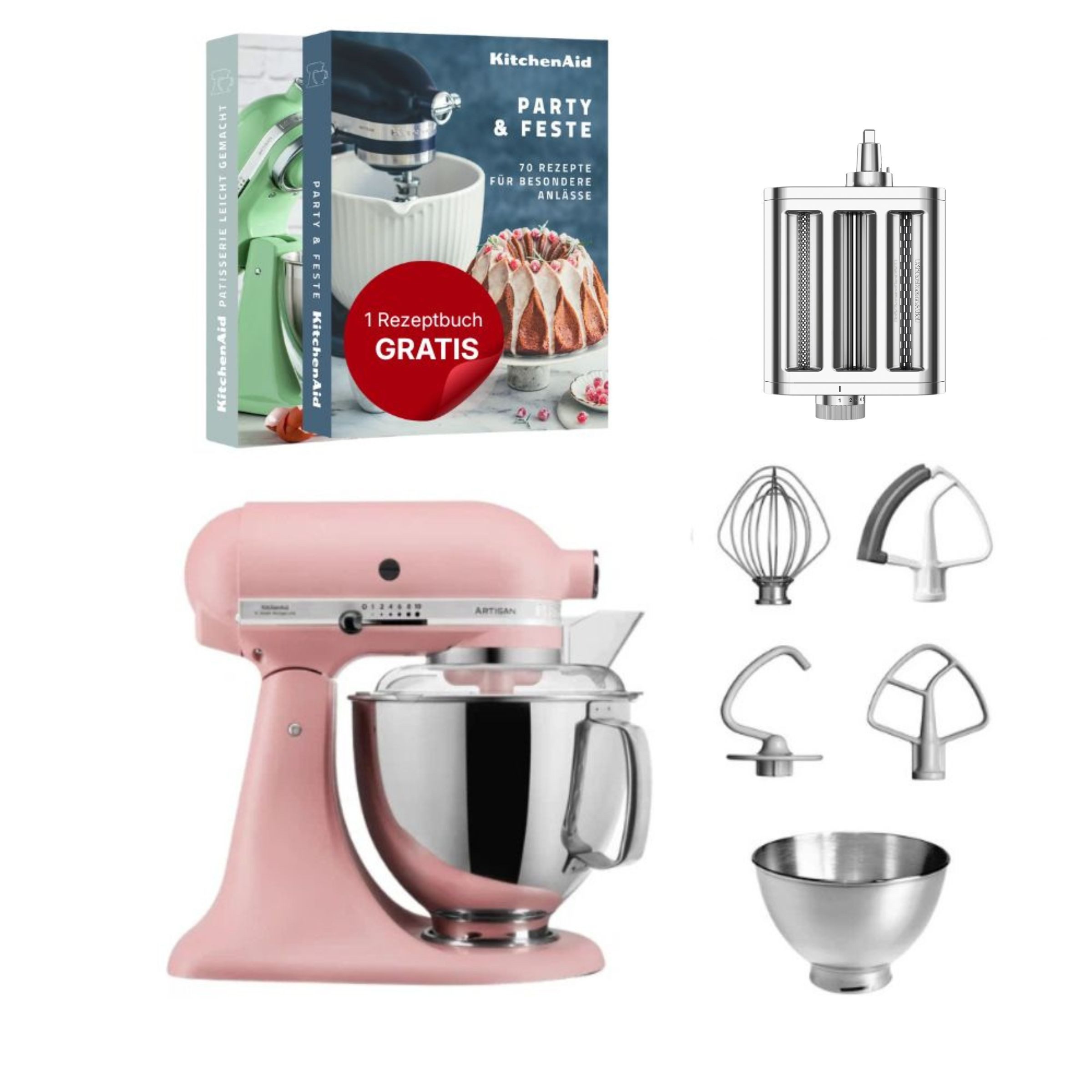 KitchenAid Küchenmaschine KitchenAid 4,8 L 5KSM175 Artisan Küchenmaschine Pastalover