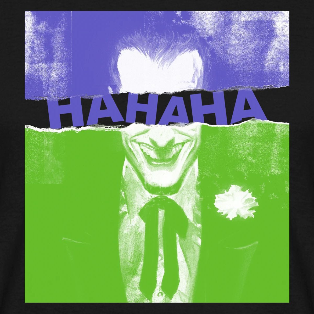 Spreadshirt T-Shirt Batman Dark Knight The Joker Hahaha Männer T-Shirt (1-tlg)