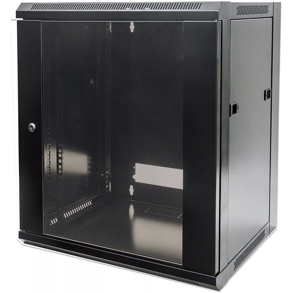 Netzwerkschrank Wandverteiler 6HE - Netzwerkschrank - schwarz