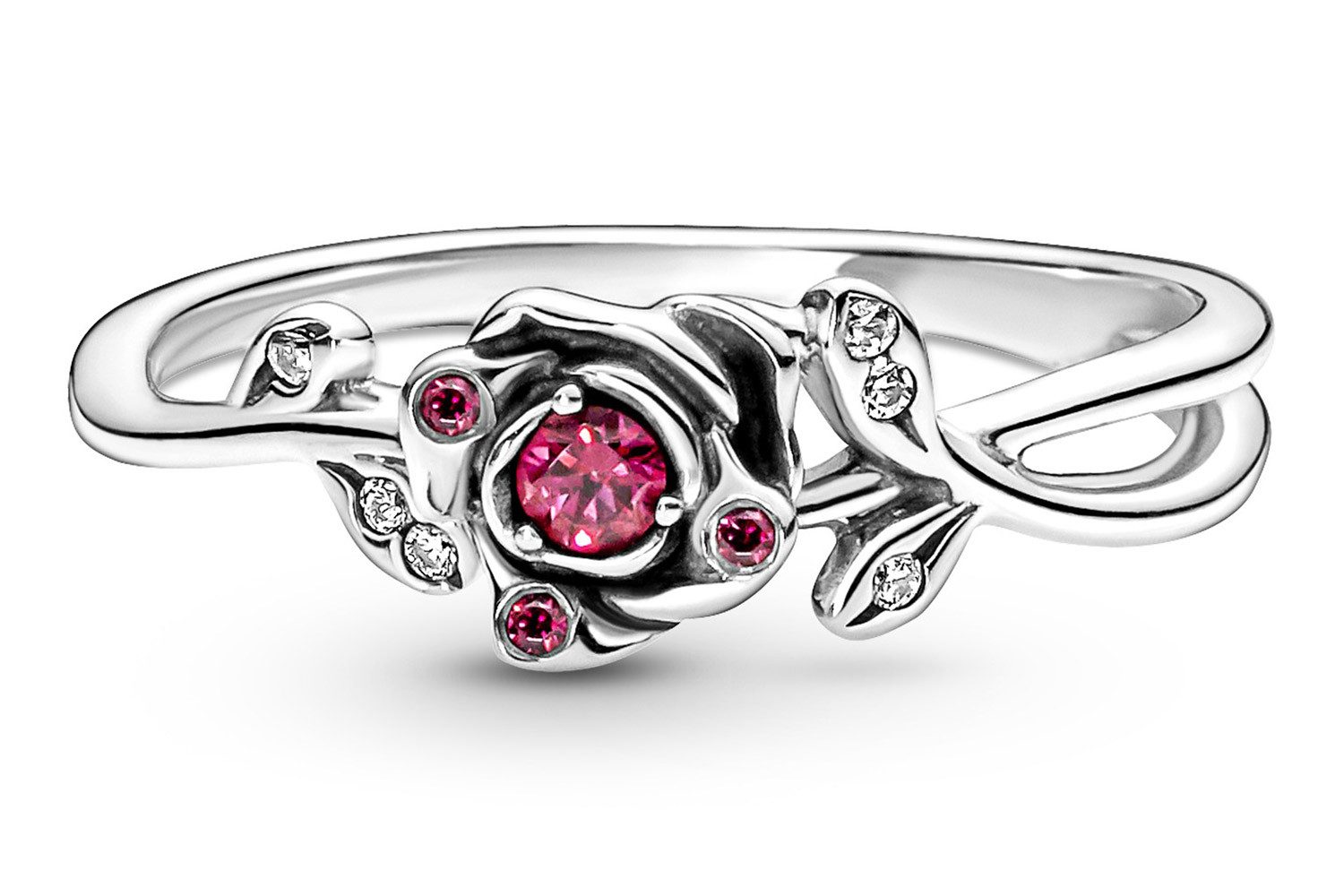 Pandora Silberring DamenDisney Schöne und das Biest Rose günstig online kaufen