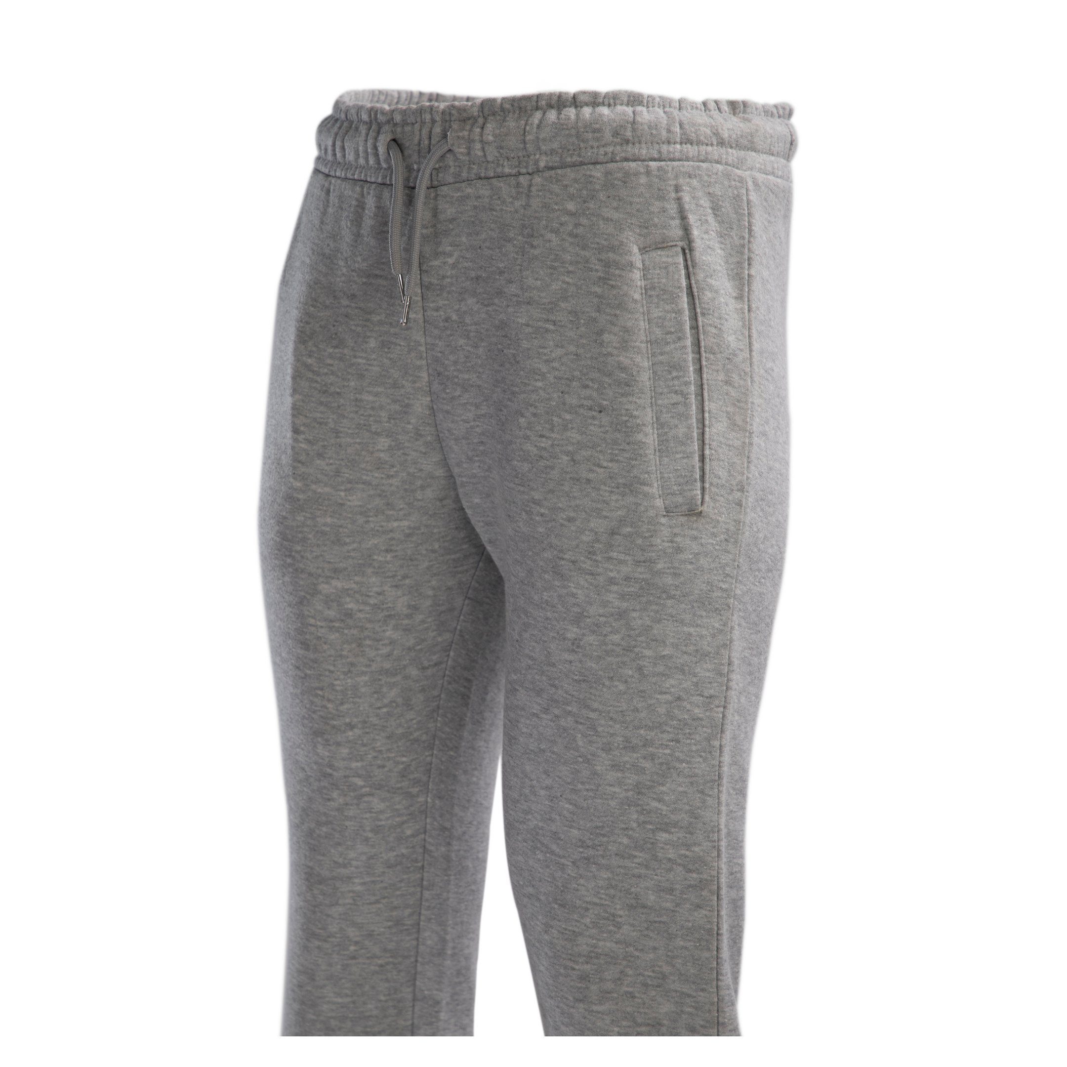 Jogginghose Jogginghose mit offenem Beinabschluss, Basic Unisex Jogger aus Baumwolle und Polyester, Ideal als Freizeithose, Trainingshose, Sporthose