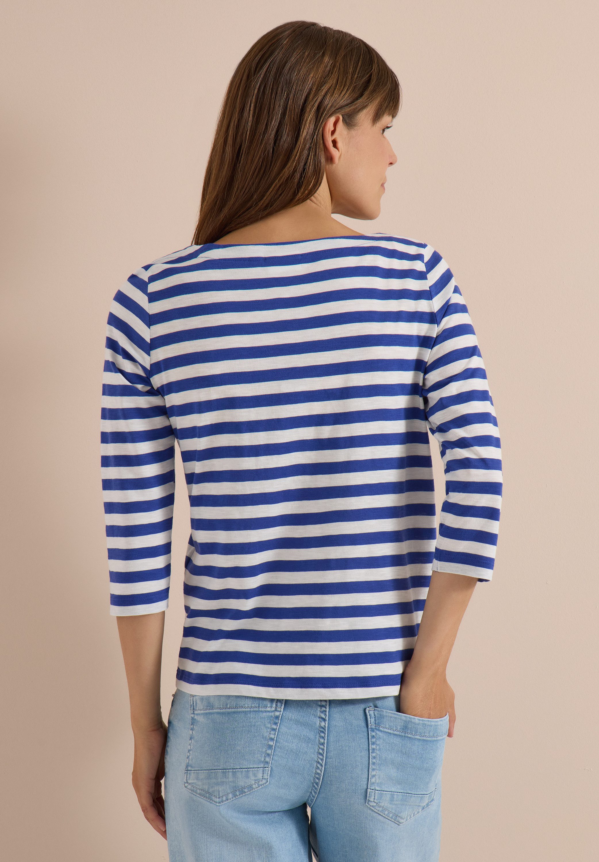 CECIL 3/4-Arm-Shirt aus reiner Baumwolle – Bild 2 von 5