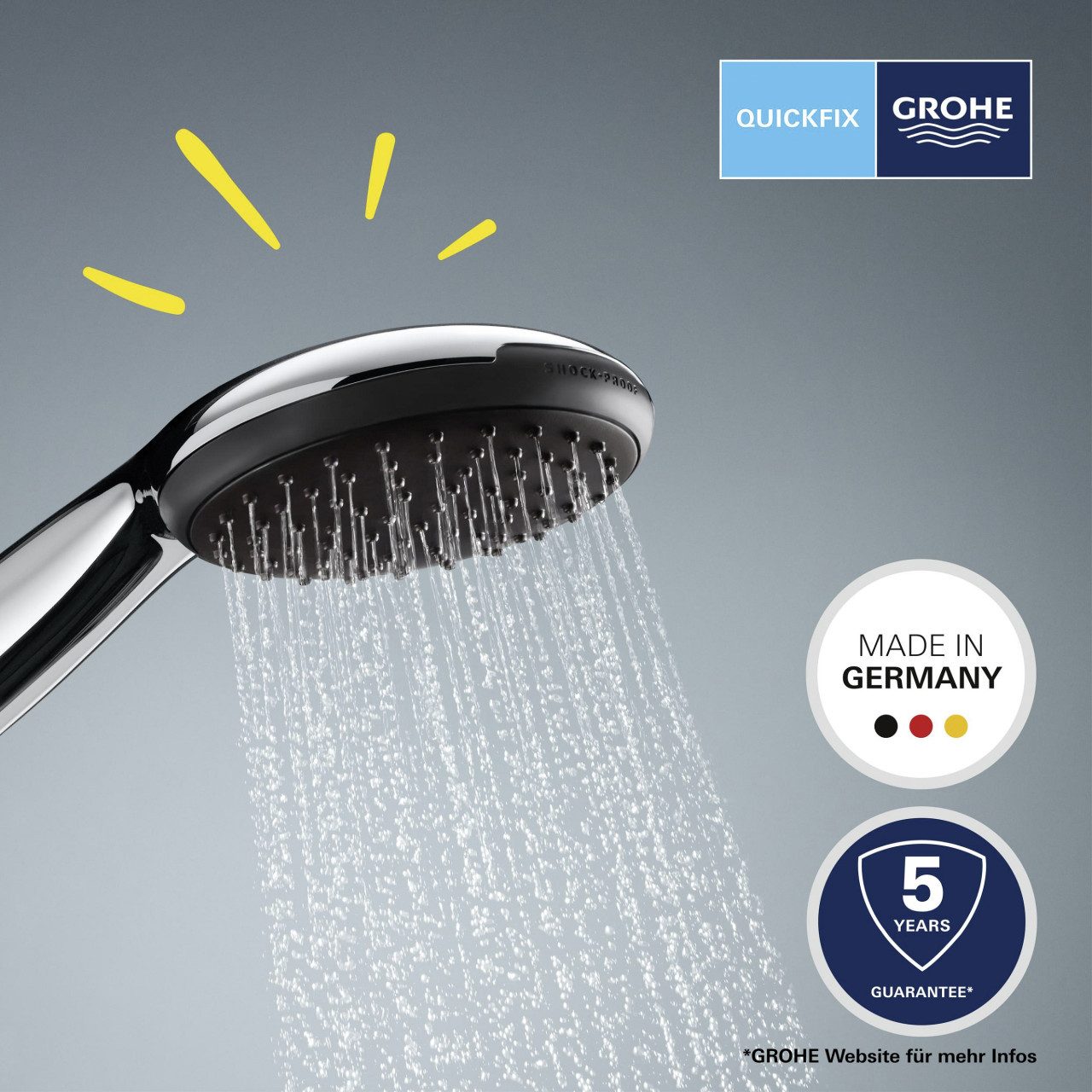 Grohe Handbrause Grohe Handbrause 2 Strahlarten Vitalio Start 110