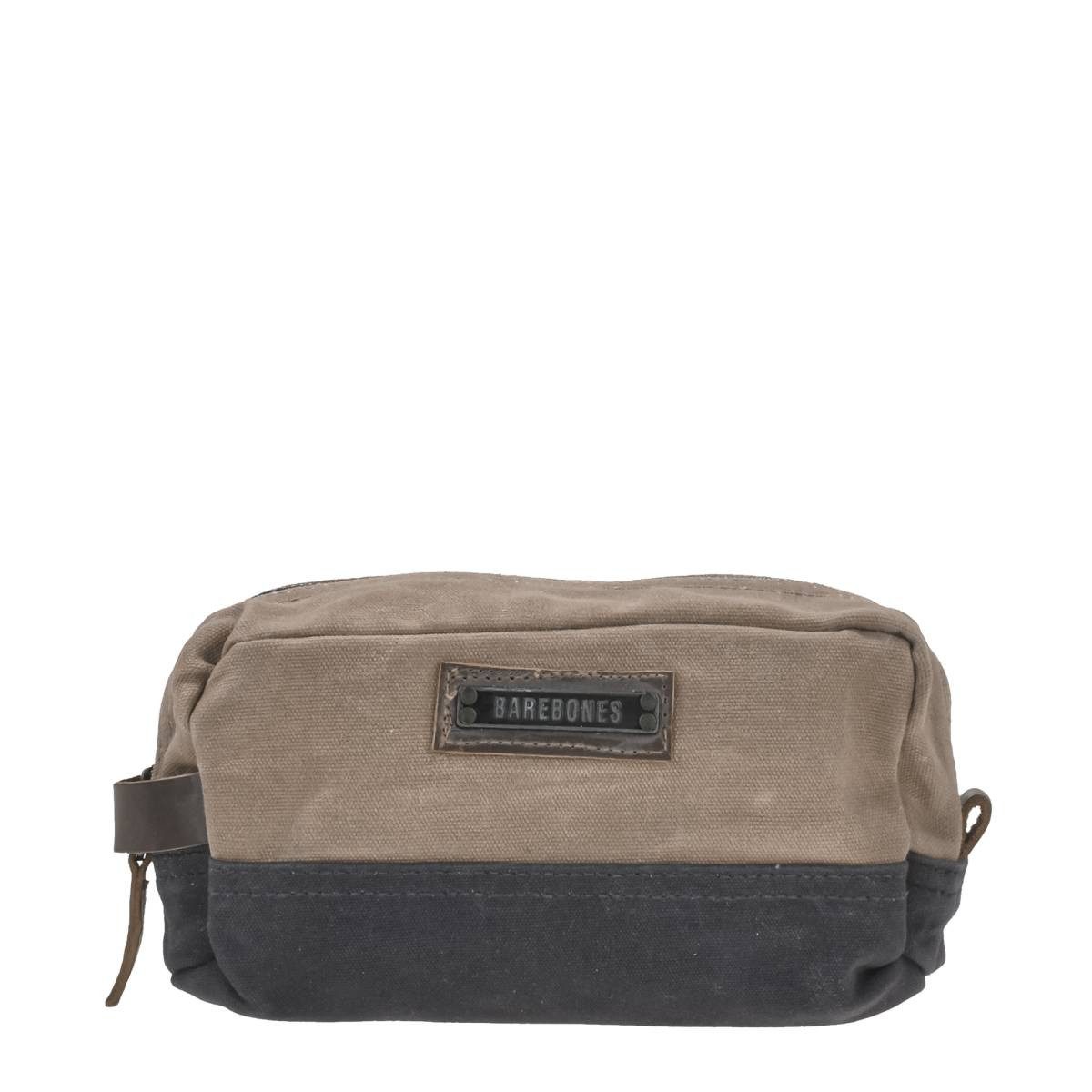 Barebones Kulturbeutel "Neelum" Waschtasche Herren, Kulturtasche, Canvas in Vintage Retro, strapazierfähig, robust, für Camping und Outdoor
