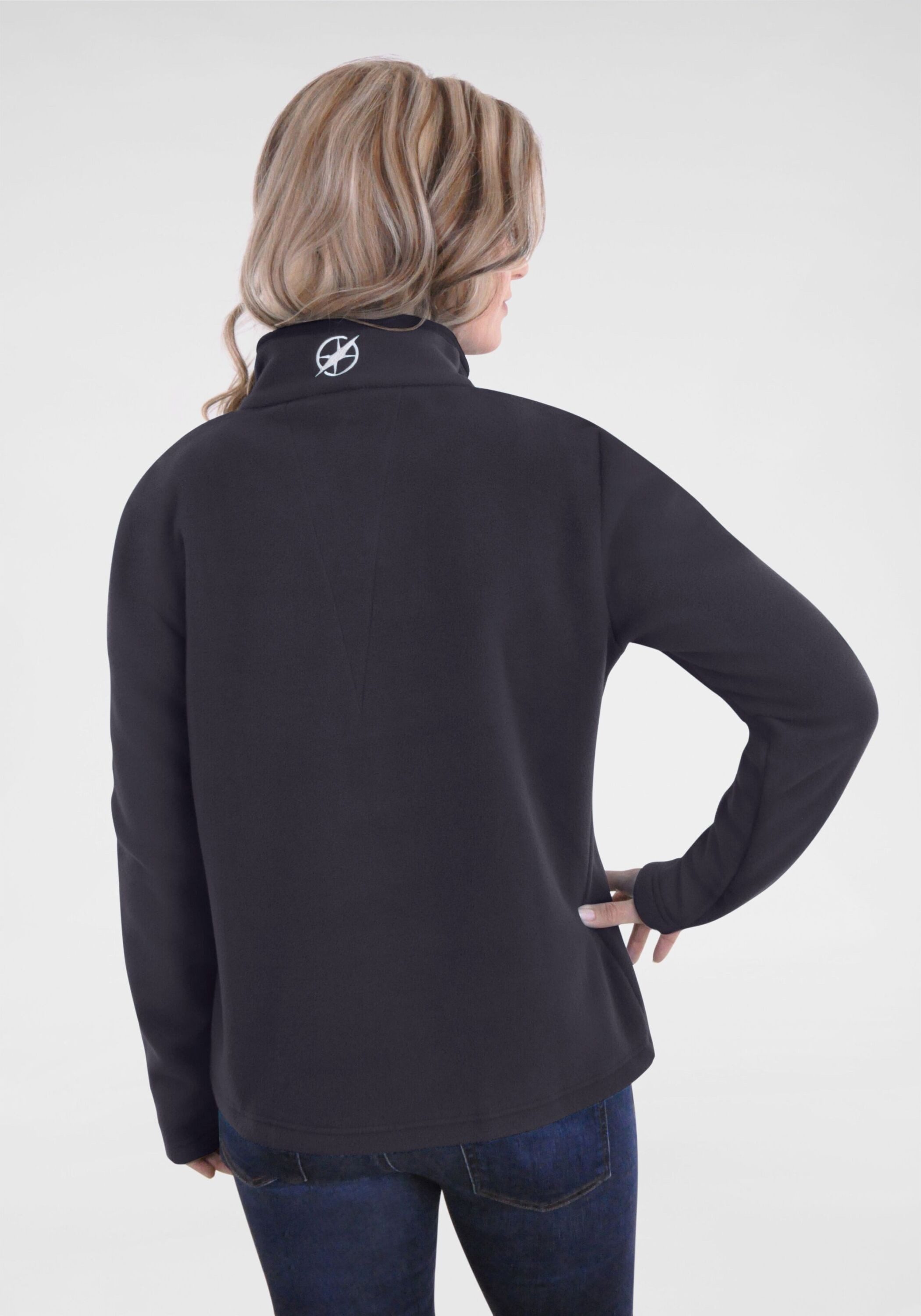 NAVIGAZIONE Fleecejacke mit Zierbändern