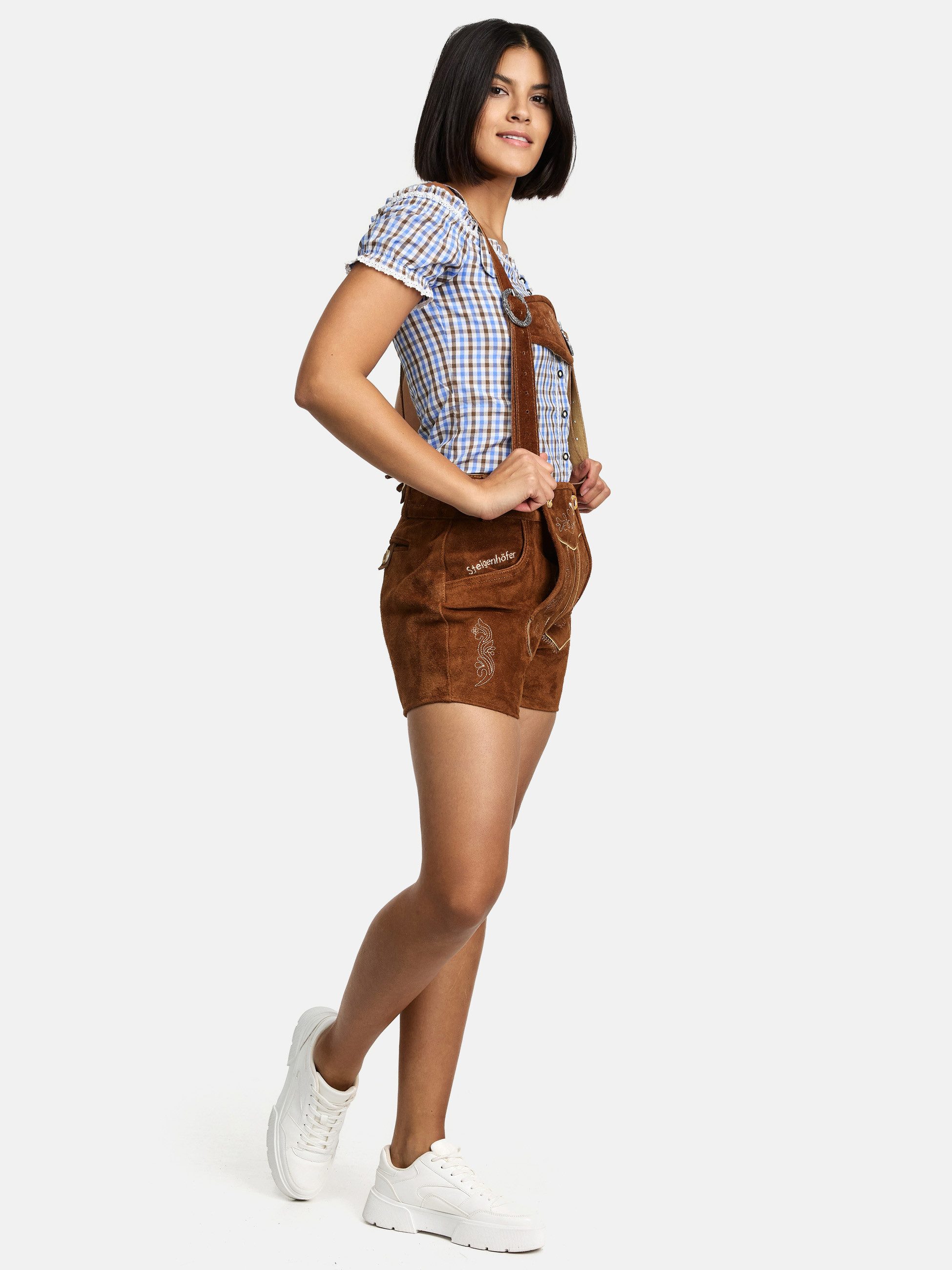 Steigenhöfer Manufaktur Trachtenlederhose Lederhose Damen Shorts Hotpants - günstig online kaufen