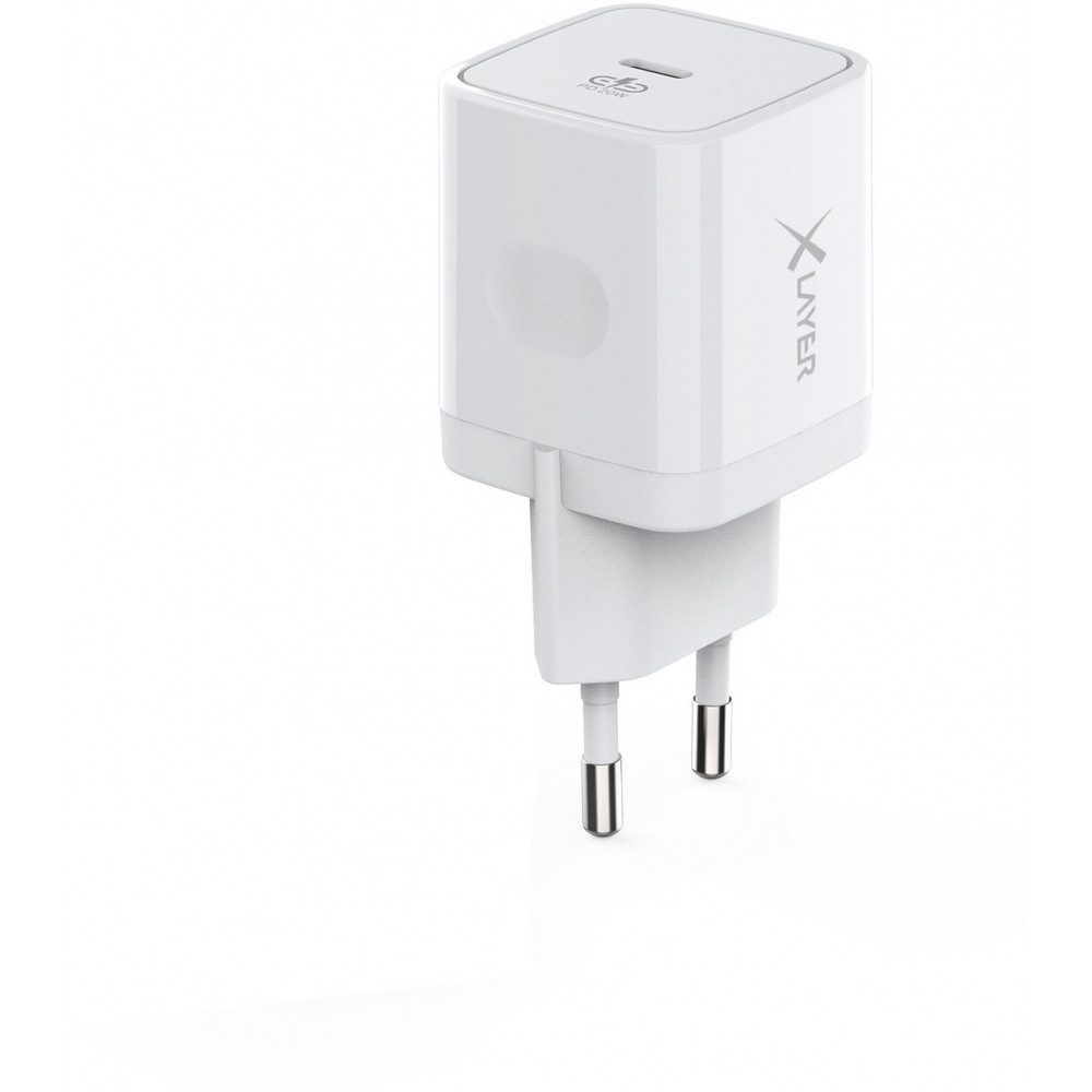 XLayer Powercharger 20W USB-C Ladegerät weiß. Smartphone-Ladegerät