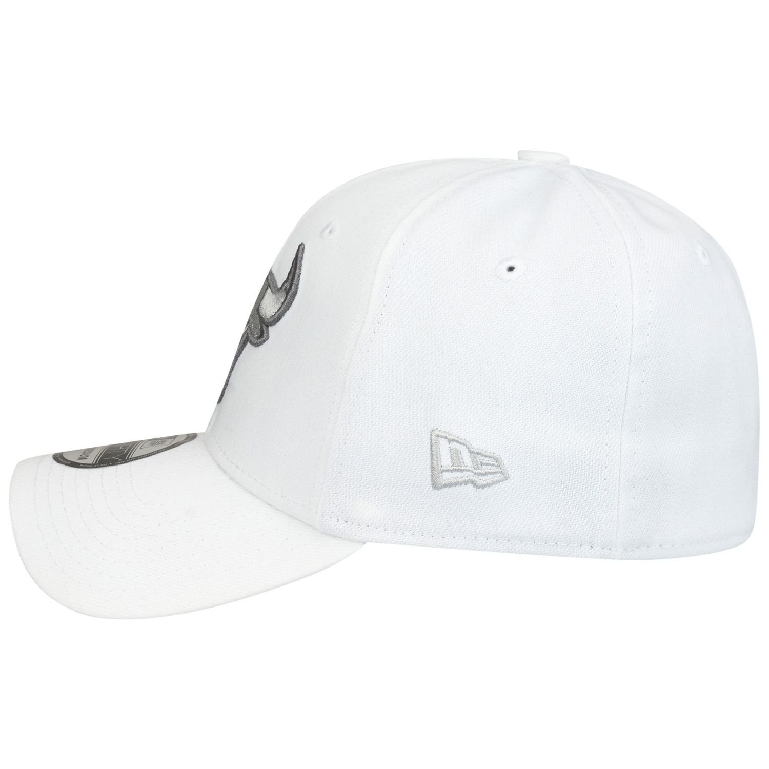 New Era Flex Cap 39Thirty Stretch Chicago Bulls optic white – Bild 3 von 5