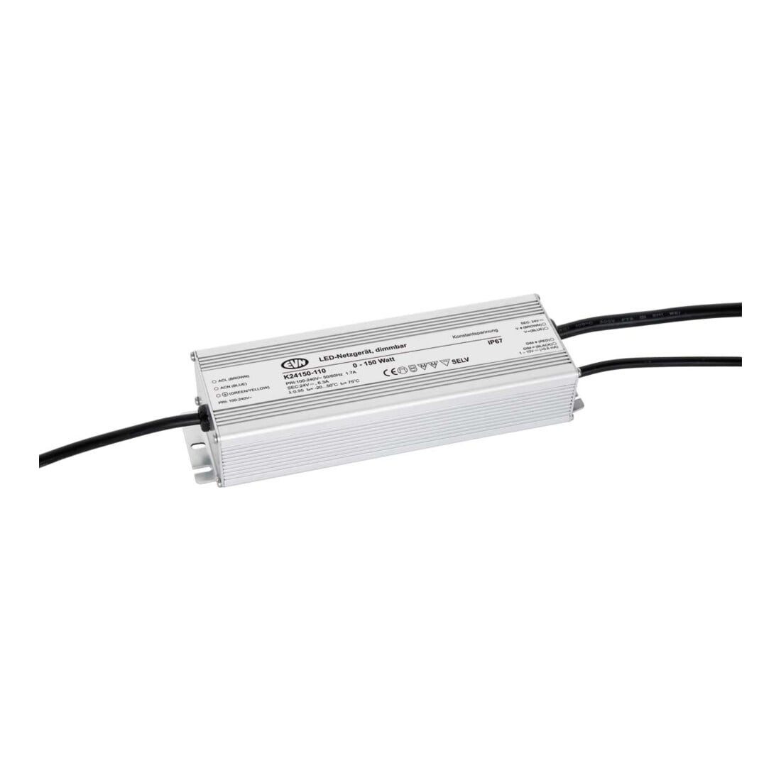 Contorion EVN Lichttechnik LED-Netzgerät 24VDC 0-150W dim K 24150-110 Steckdosenleiste