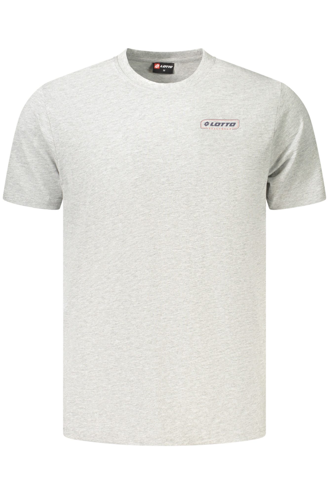 Lotto T-Shirt Kurzes Herren T-Shirt in Grau mit Rundhals &