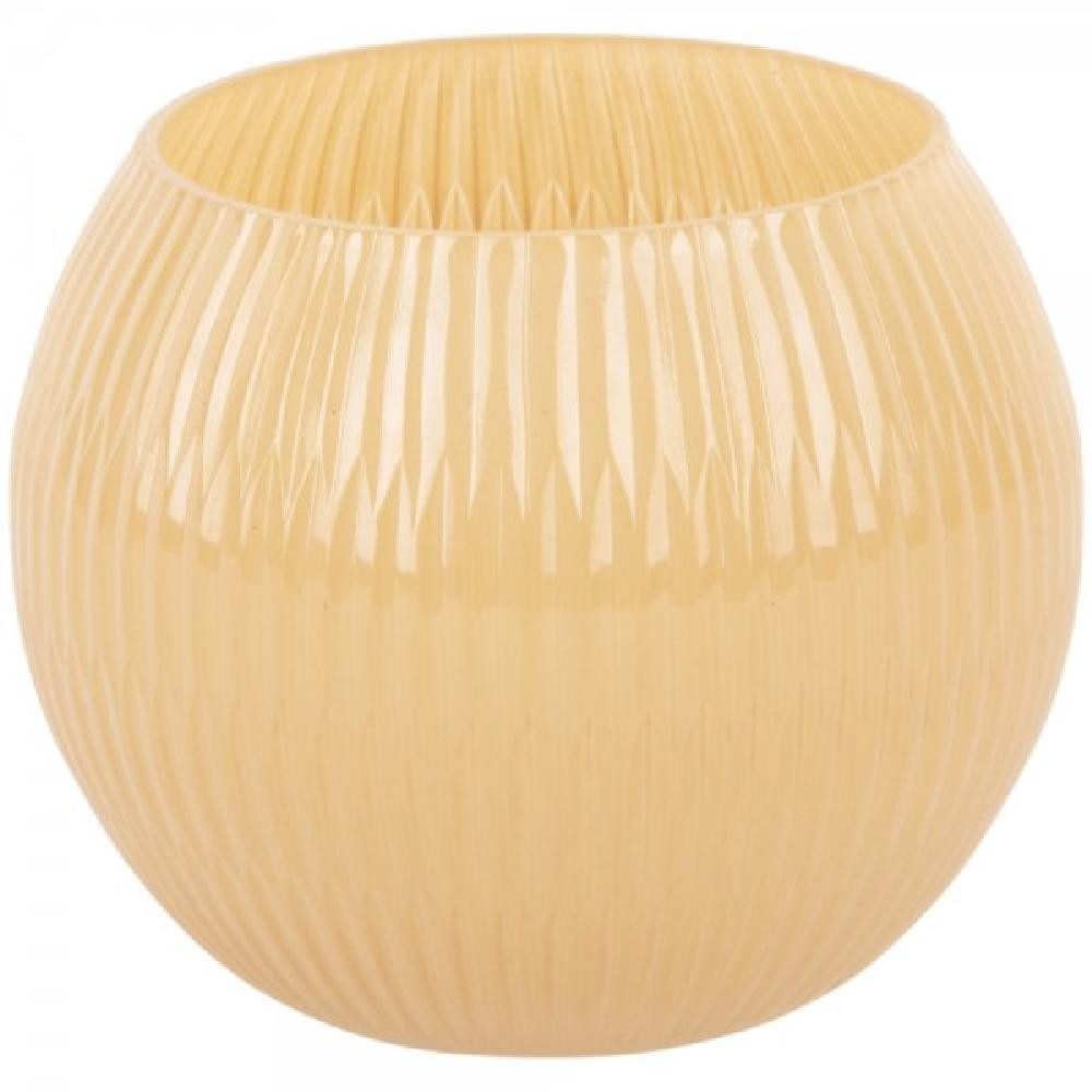 Present Time Торшеры Teelichthalter Chique Ribbed Glass Latte Brown (9x7cm)