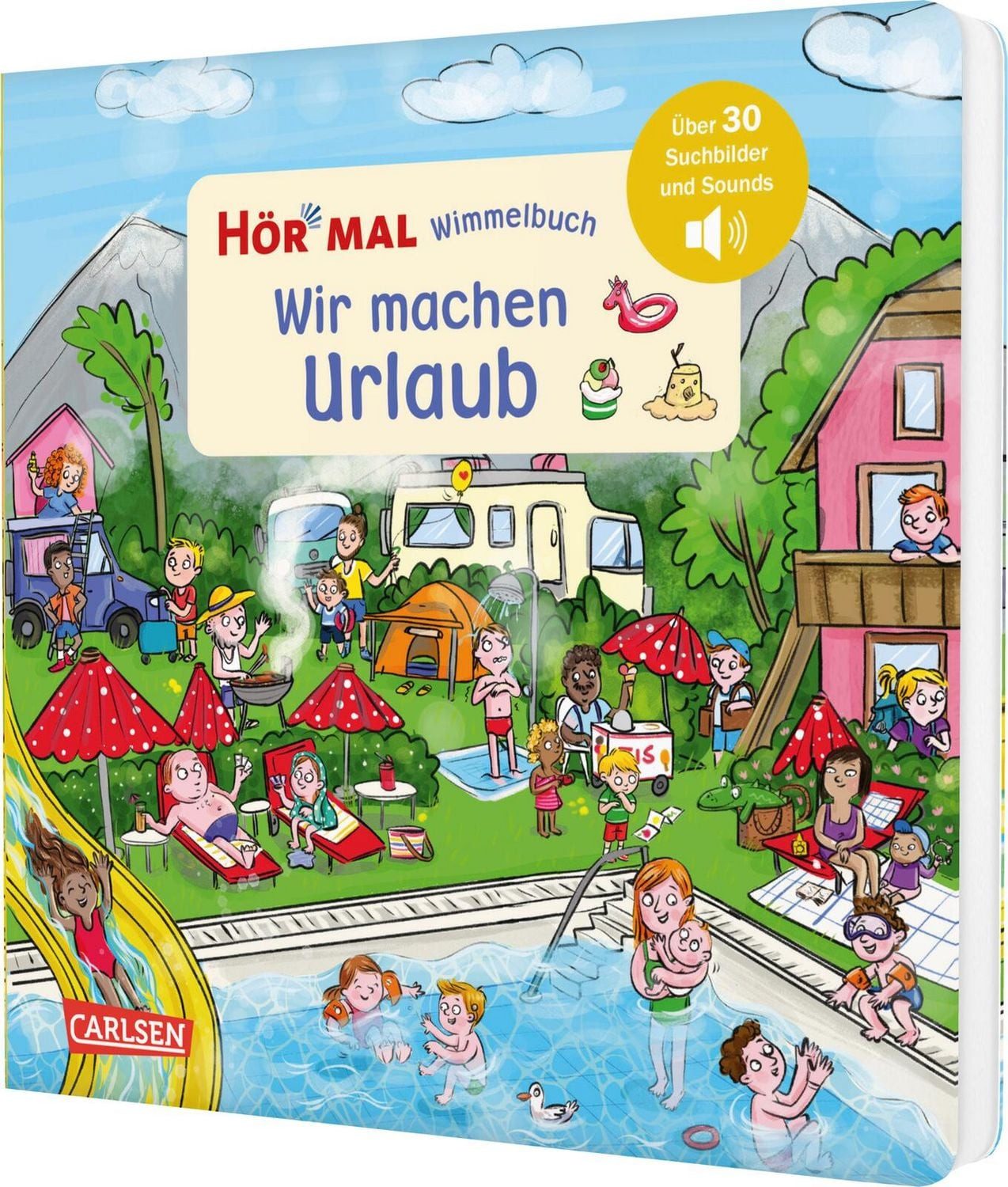 Hör mal (Soundbuch): Wimmelbuch: Wir machen Urlaub / Enni Bollin