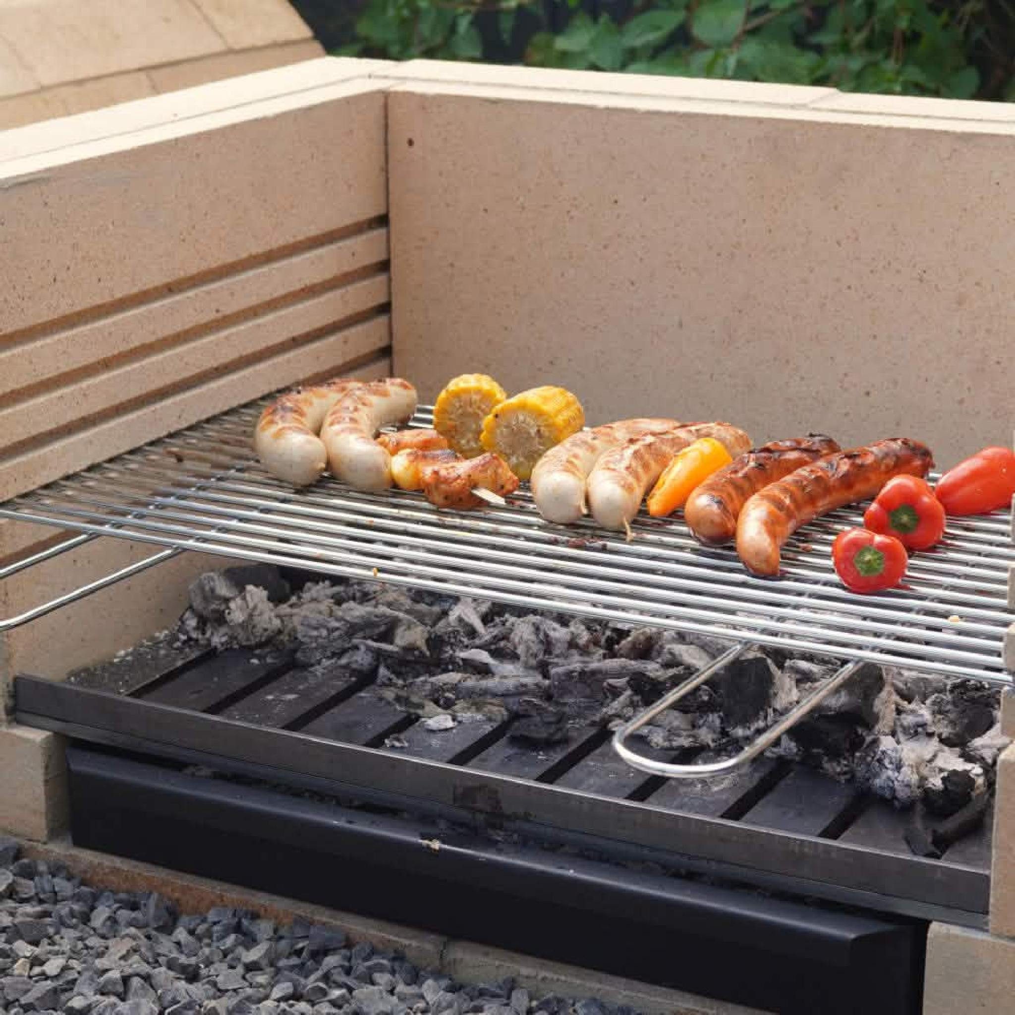 Feuerfest 123 GmbH Grillrost Grillrost aus Edelstahl 58 x 30 cm