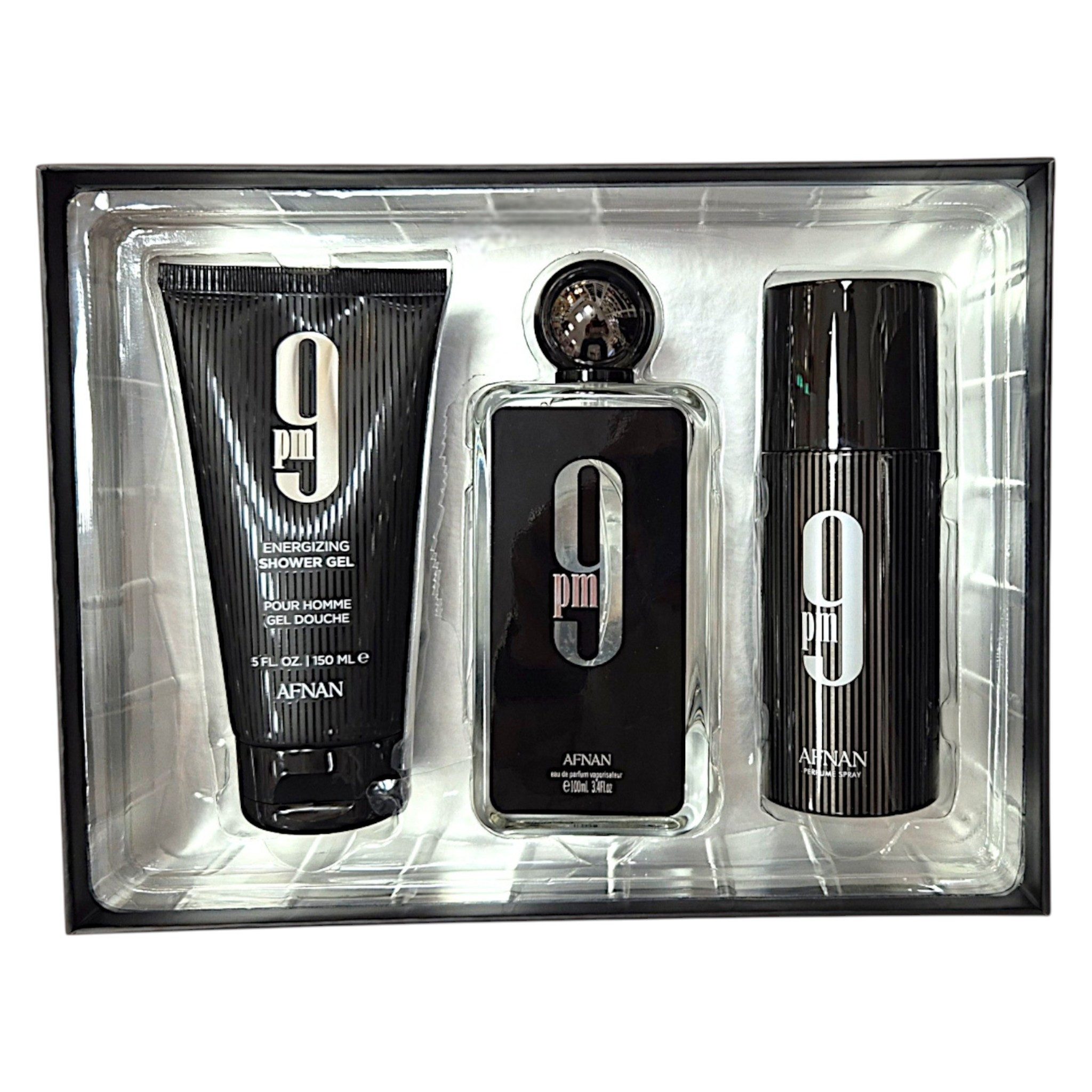 Afnan Eau de Parfum Afnan 9PM SET EDP 100ml SG 150ml DEO Spray 150ml