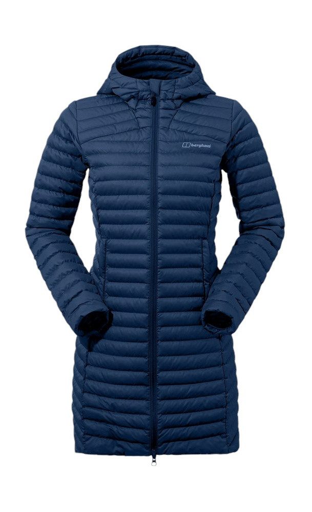 Winterjacke Nula Micro Long (warm, wasserabweisend, PFC-frei) dunkelblau Damen