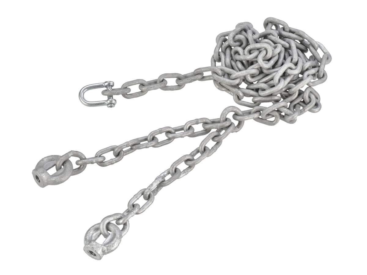 JustFun Einzelschaukel 2er Set, Kettenset, verzinkt, Schaukelkette, 180cm