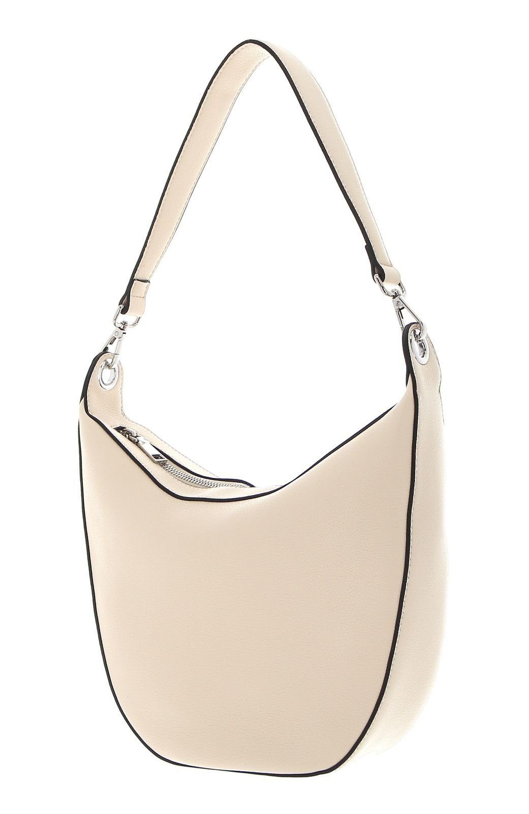 Manufaktur Seidenfelt warm beige Schultertasche Hobo' 'Halsa