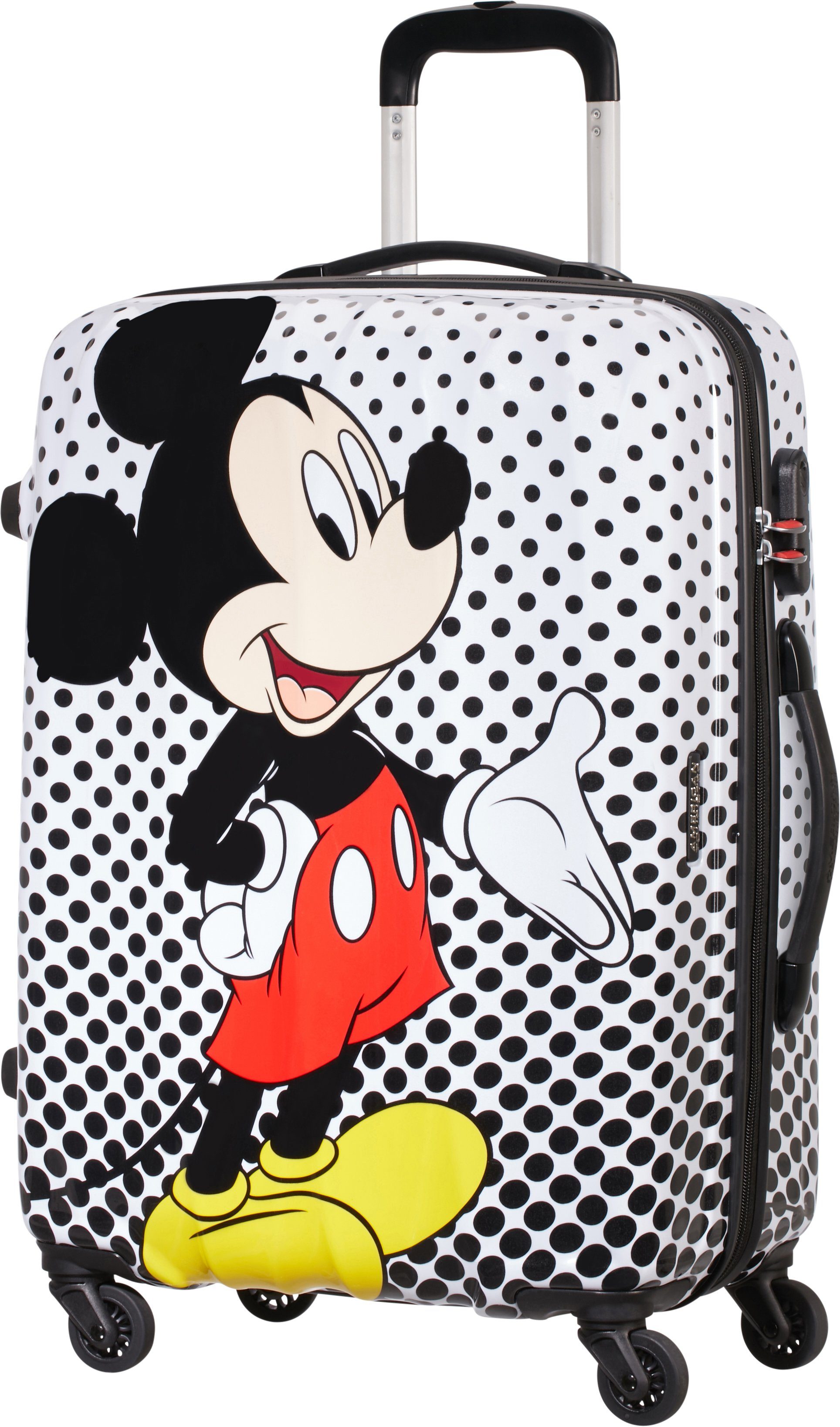 65 4 Polka American Legends, cm, Tourister® Mouse Hartschalen-Trolley Mickey Rollen Disney Dot,