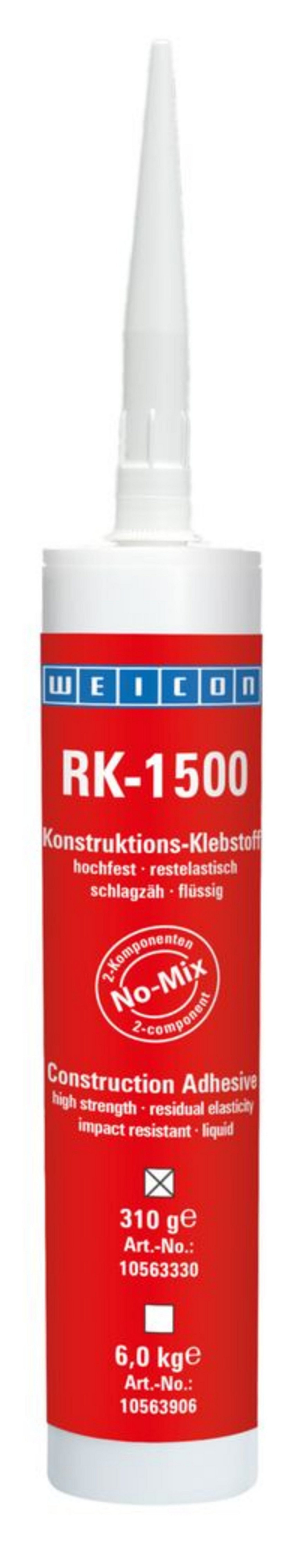 2-Komponentenkleber RK-1500, flüssiger Klebstoff, gelblich, transparent
