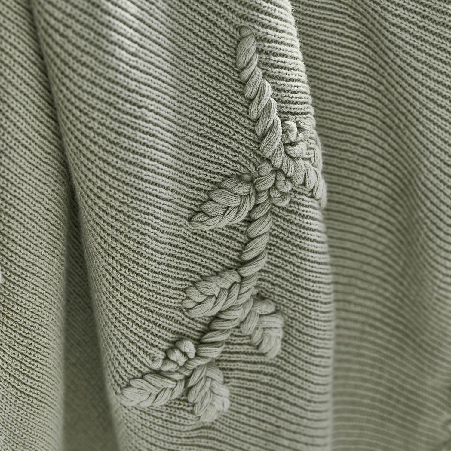 Babydecke Plaid Aisven grün, Mirabeau