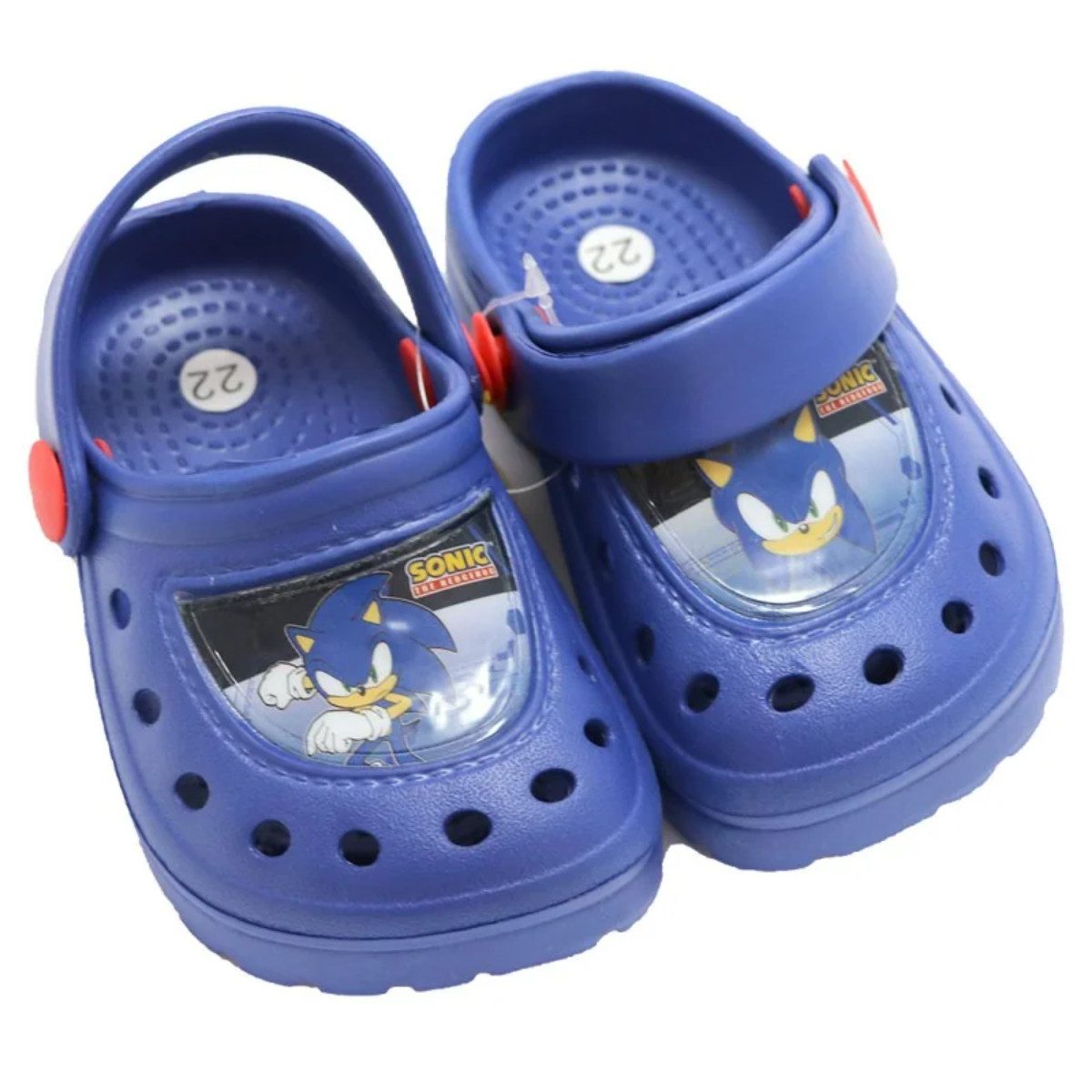 Sonic The Hedgehog Kinder Badeschuhe Hausschuhe Sommer Schuhe leicht bequem Clog (Packung) – Bild 2 von 4