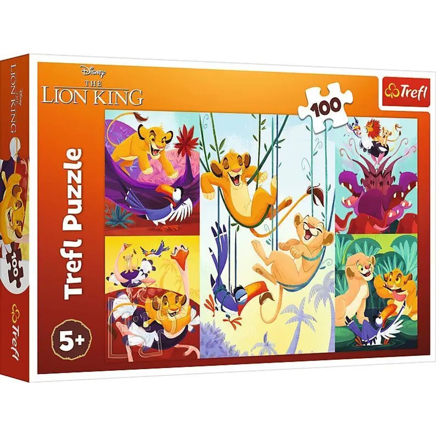 Trefl Puzzle Puzzle 100 - Der König der Löwen, 199 Puzzleteile